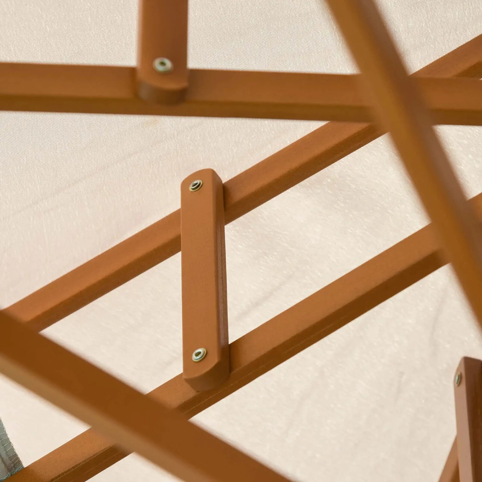 2.7 m Double Tier Wooden Garden Parasol Outdoor Patio Sun Umbrella for Shade - Home and Garden Furniture Shop - rustic - furniture