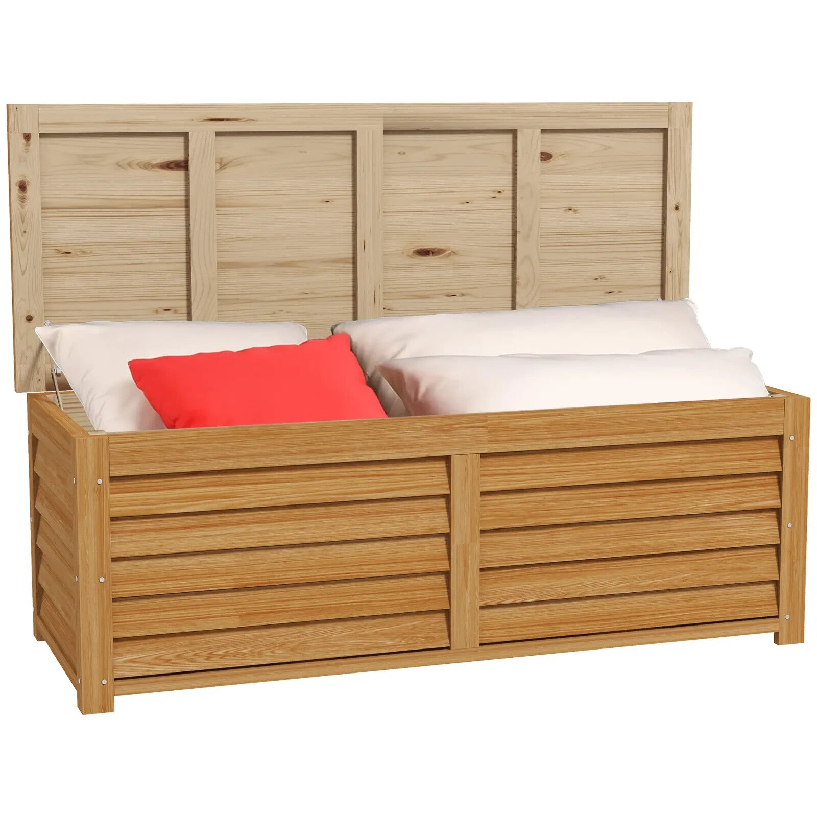 292L Outdoor Storage Box Garden Storage Container for Balcony, Porch, Poolside - Home and Garden Furniture Shop - rustic - furniture