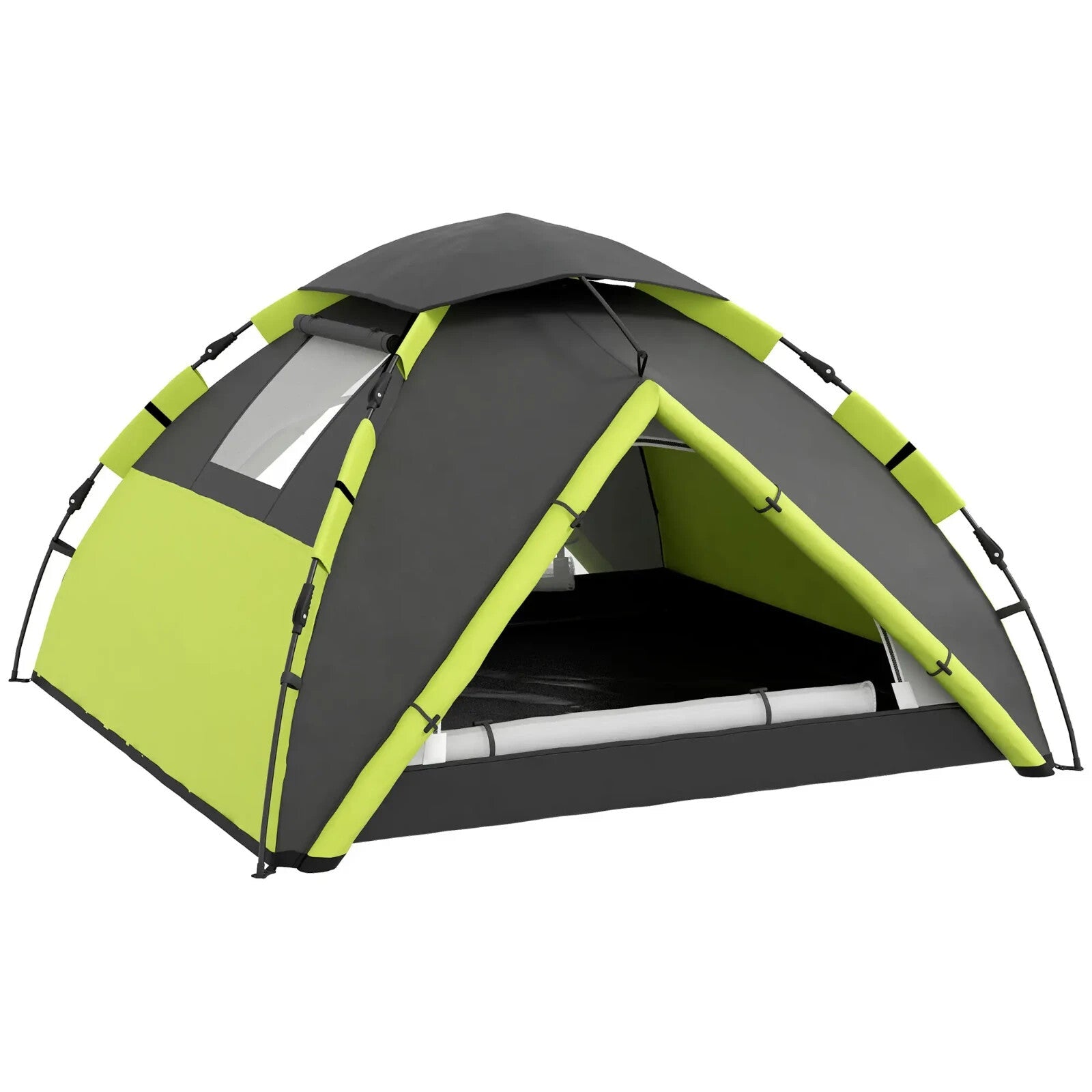 3 - 4 Man Camping Tent Waterproof 2000mm Family Tent with Bag Quick Outdoor Setup - Home and Garden Furniture Shop - rustic - furniture