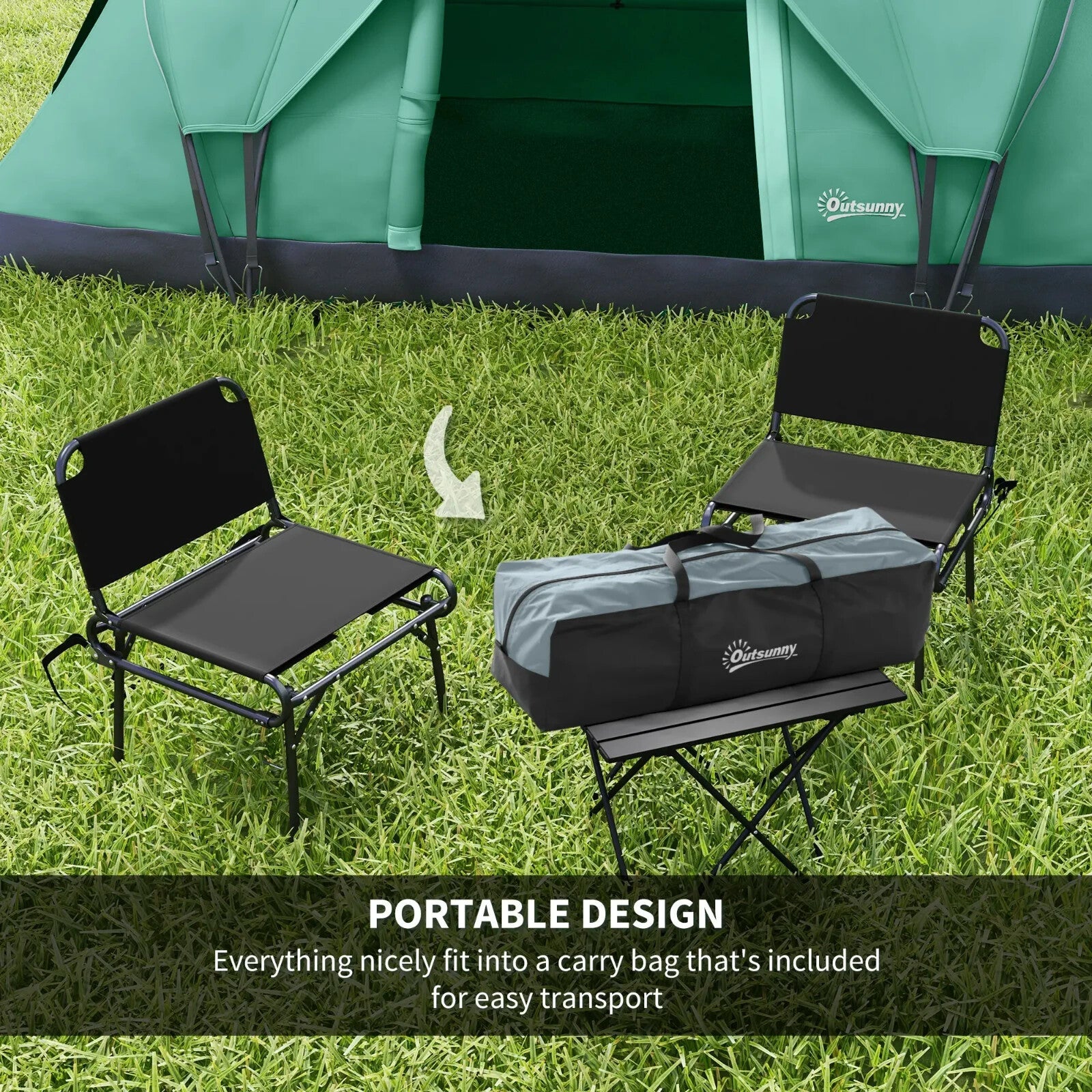 3 - 4 Man Dome Camping Tent with UV Protection and 3000mm Water Resistant Shelter - Home and Garden Furniture Shop - rustic - furniture