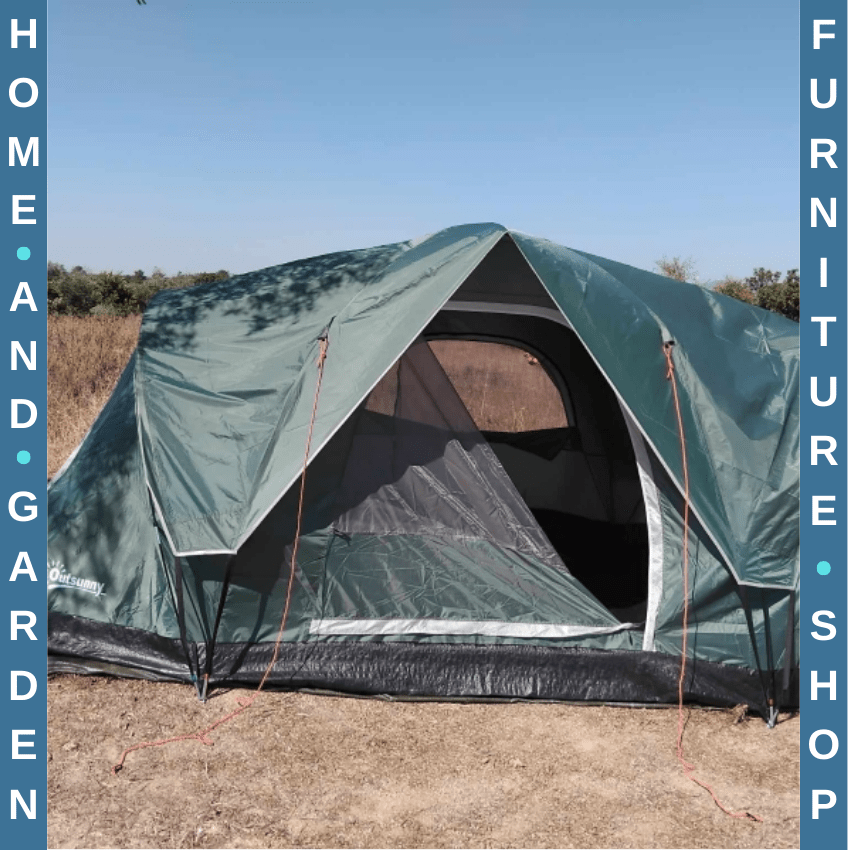 3 - 4 Man Dome Camping Tent with UV Protection and 3000mm Water Resistant Shelter - Home and Garden Furniture Shop - rustic - furniture