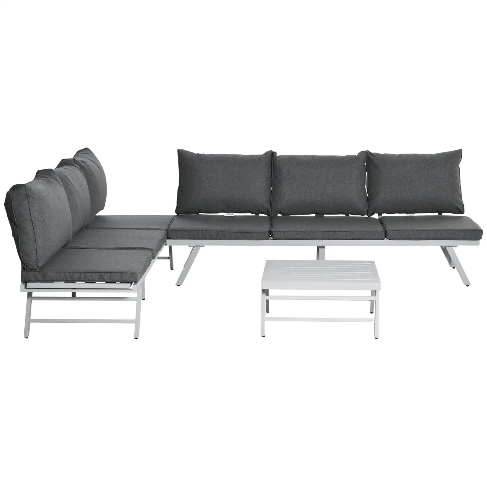 3 Piece Garden Seating Set with Sofa Lounge Coffee Table Outdoor Patio Furniture - Home and Garden Furniture Shop - rustic - furniture