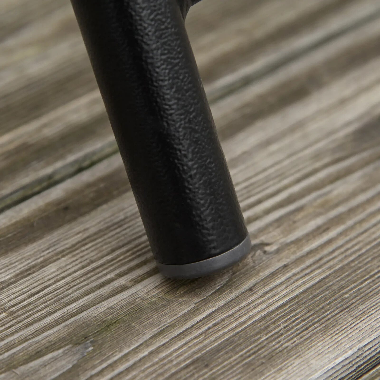 3 Piece Outdoor Bistro Set with Folding Adjustable Chairs and Glass Coffee Table - Home and Garden Furniture Shop - rustic - furniture