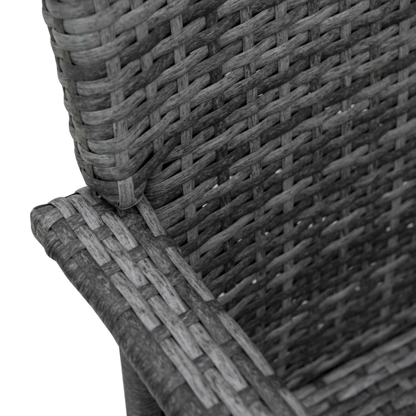 3 - Piece Rattan Bistro Set – Patio Table and Chairs with Steel Frame - Home and Garden Furniture Shop - rustic - furniture