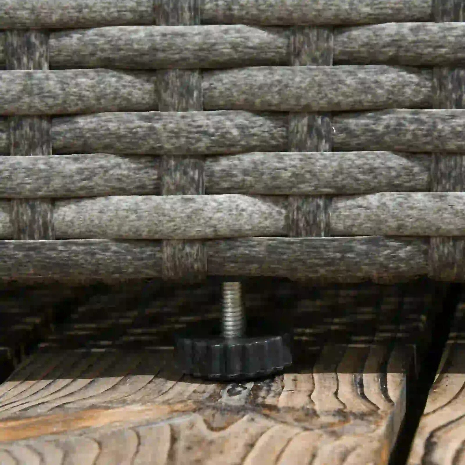 3 Piece Rattan Garden Furniture Set with 4 Seater Corner Sofa and Coffee Table - Home and Garden Furniture Shop - rustic - furniture