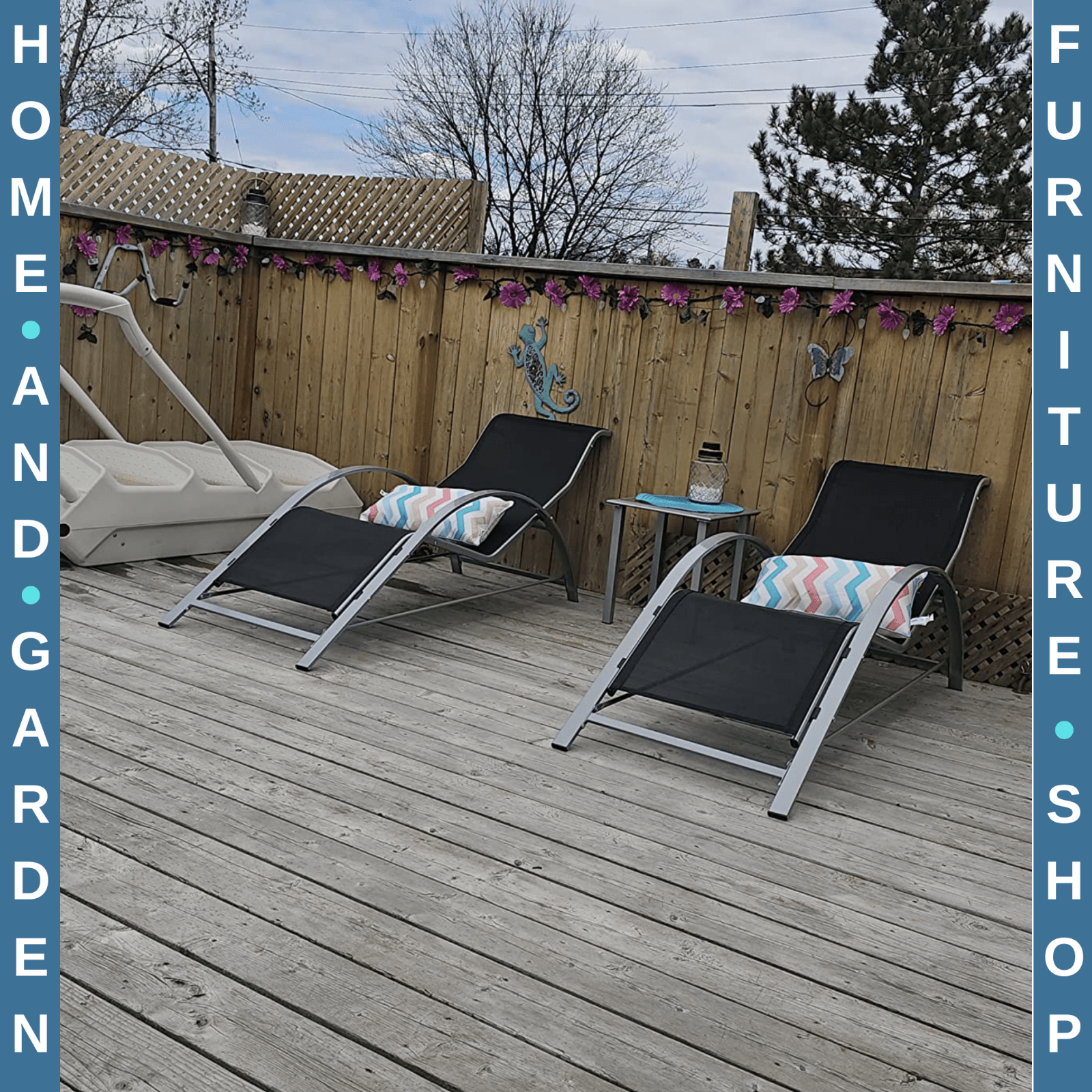 3 Piece Rattan Garden Lounger Set with Table Patio Sunbathing Recliner Chairs - Home and Garden Furniture Shop - rustic - furniture