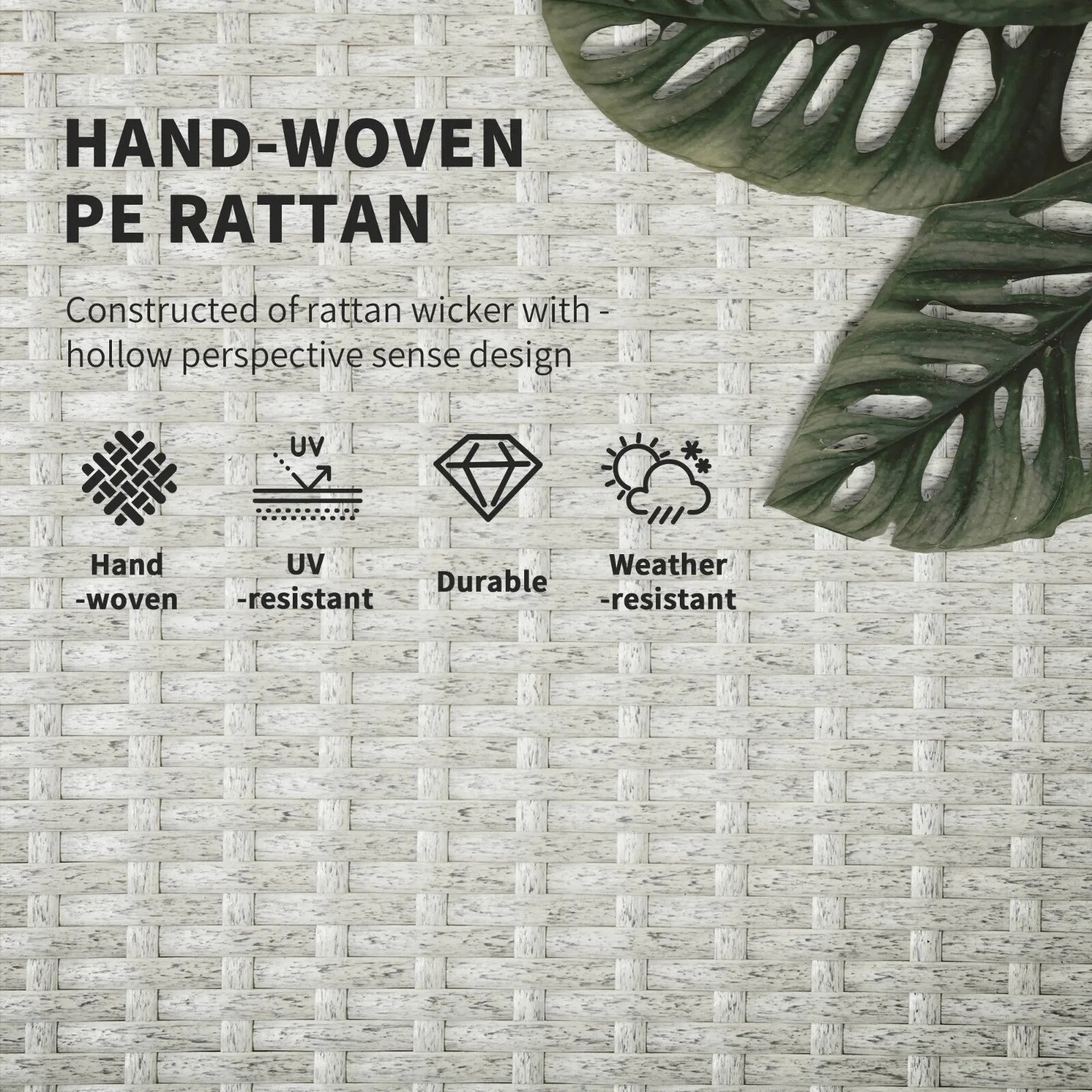 3 Piece Rattan Sun Lounger Set With Adjustable Recliner Chaise Lounge And Table - Home and Garden Furniture Shop - rustic - furniture