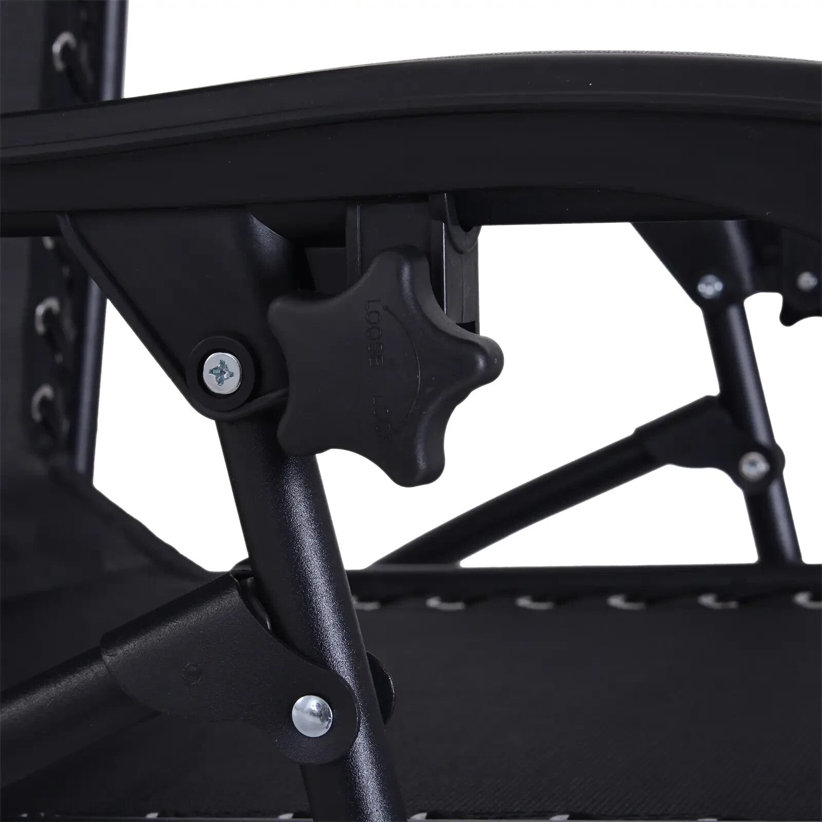 3 Pieces Folding Zero Gravity Chairs with Side Table Outdoor Garden Recliner Set - Home and Garden Furniture Shop - rustic - furniture