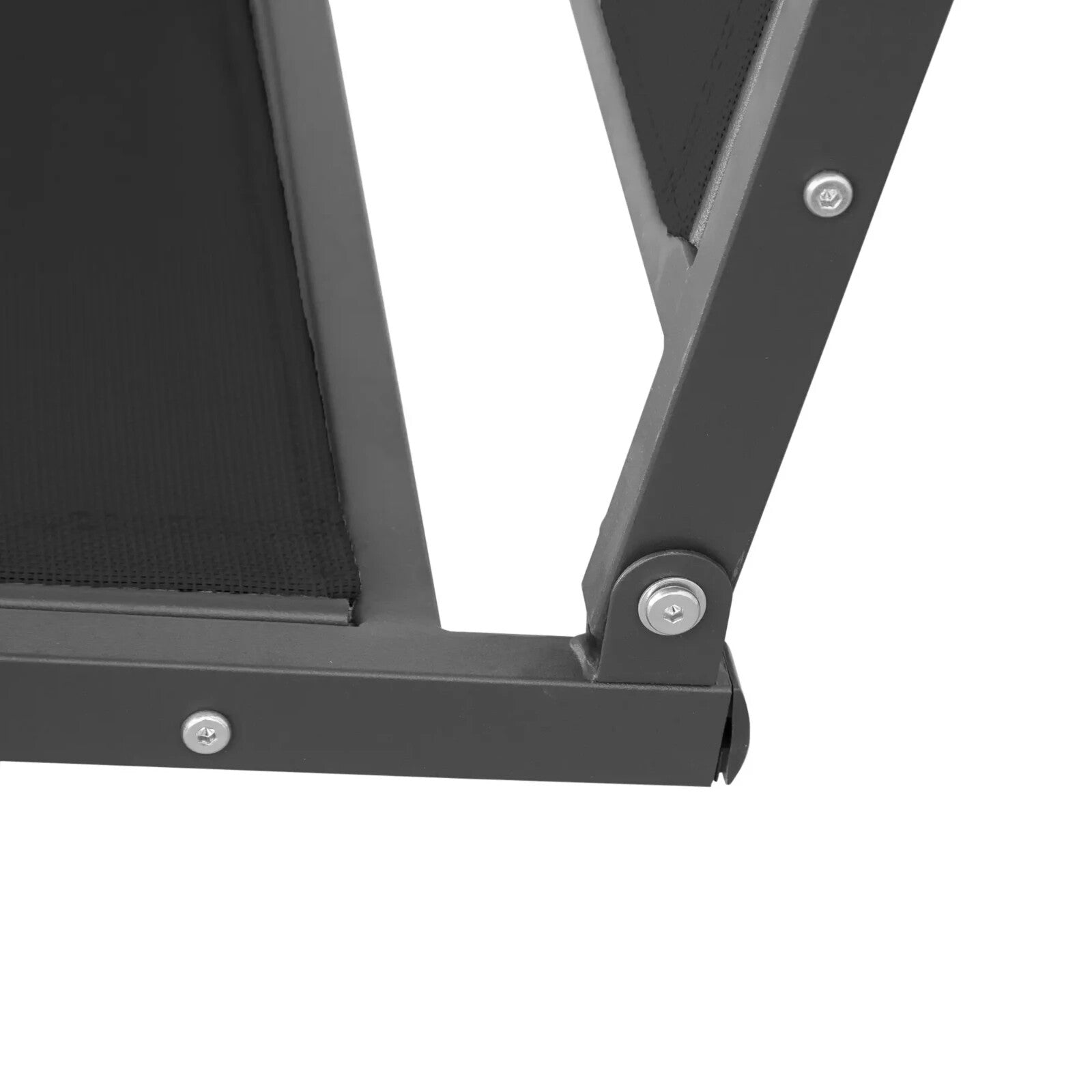 3 Seater Garden Swing Chair with Canopy Patio Swing Outdoor Sun Shade Seat Black - Home and Garden Furniture Shop - rustic - furniture