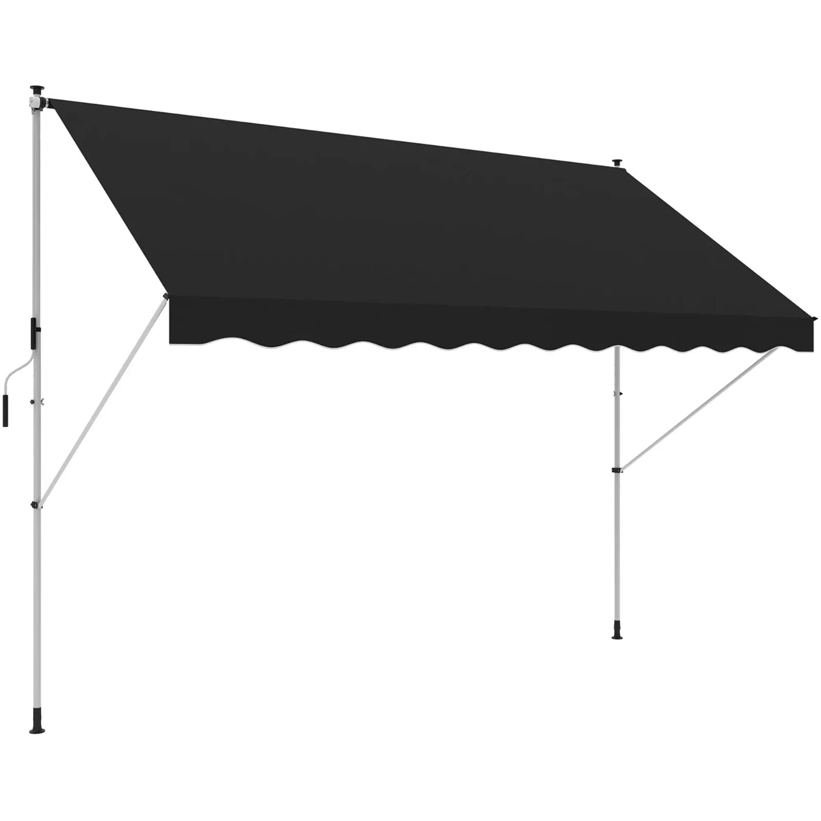 3 x 1.5m Adjustable Outdoor Awning Aluminium Frame Retractable Garden Canopy - Home and Garden Furniture Shop - rustic - furniture
