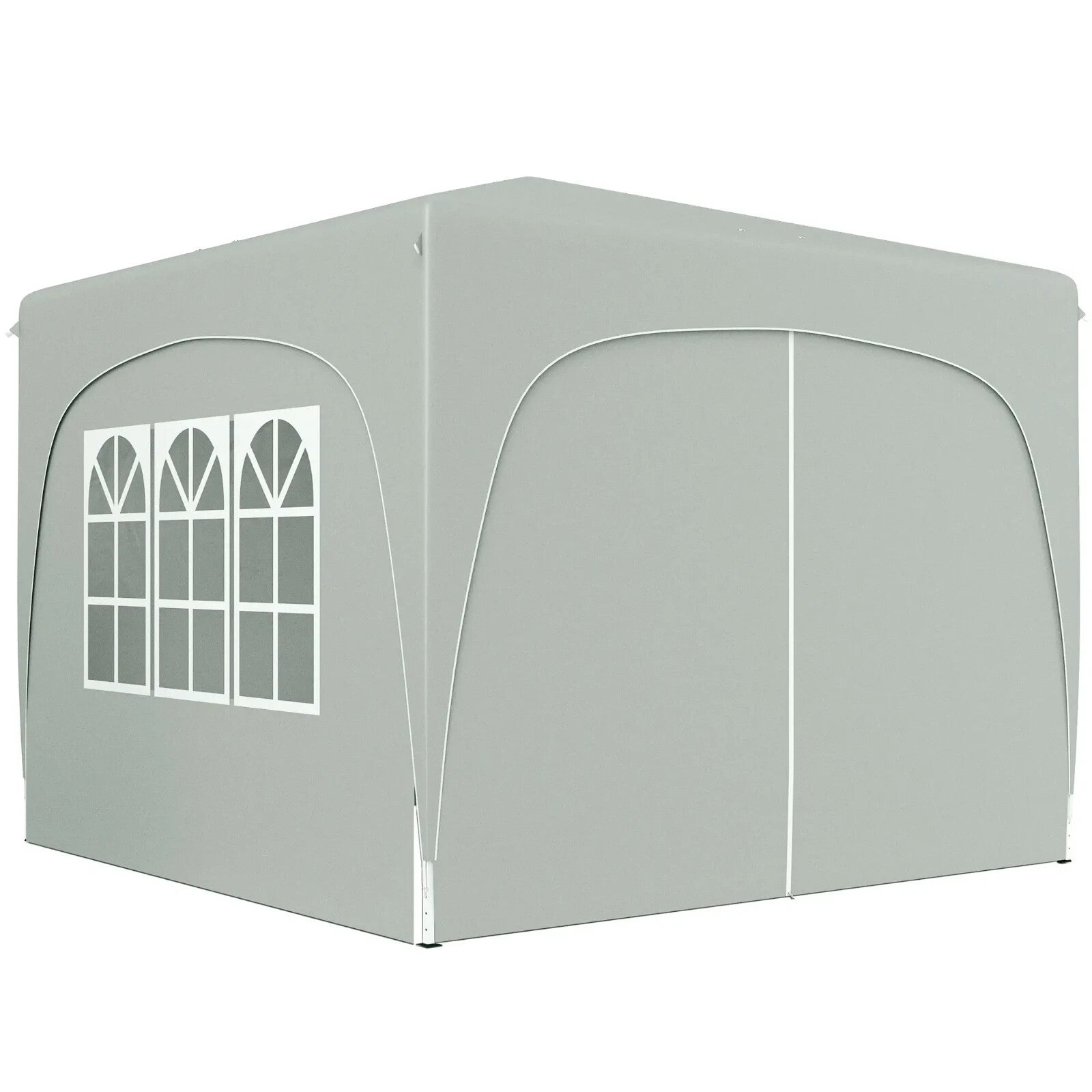 3 x 3 m Pop Up Gazebo with Sides Bag Height Adjustable Party Tent Event Shelter - Home and Garden Furniture Shop - rustic - furniture