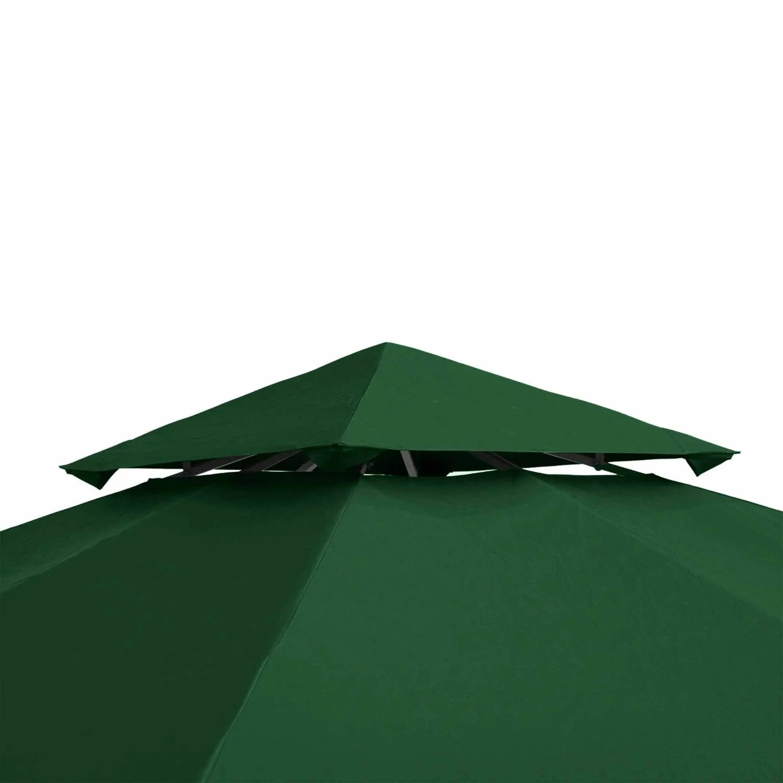 3 x 3(m) Replacement Canopy Roof 2 Tier Garden Gazebo Roof Top Cover Dark Green - Home and Garden Furniture Shop - rustic - furniture
