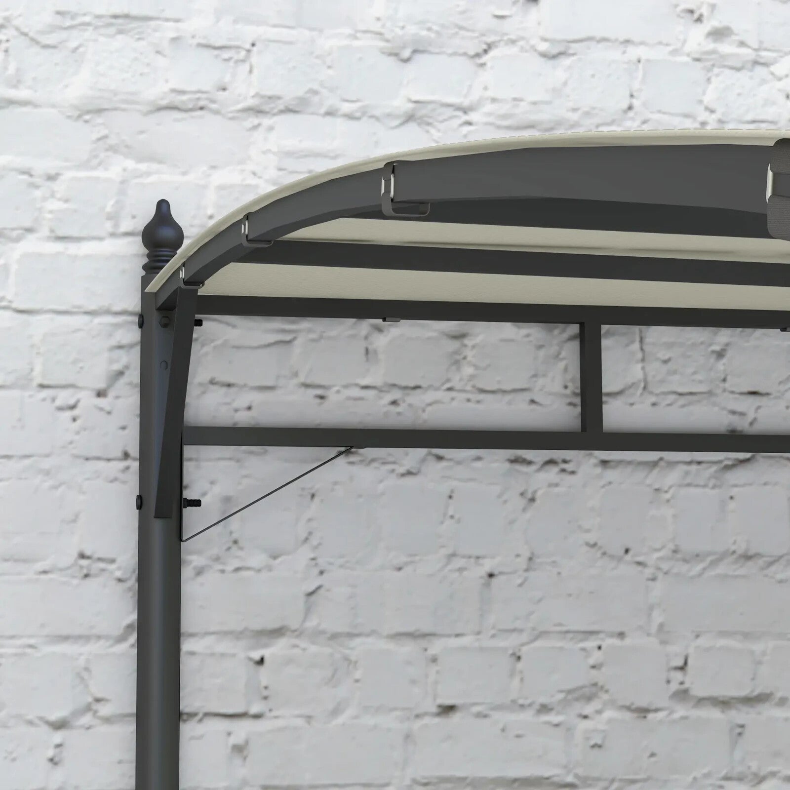 3 x 4 m Outdoor Pergola Gazebo Sun Shade Shelter w/ Metal Frame for Garden Patio - Home and Garden Furniture Shop - rustic - furniture