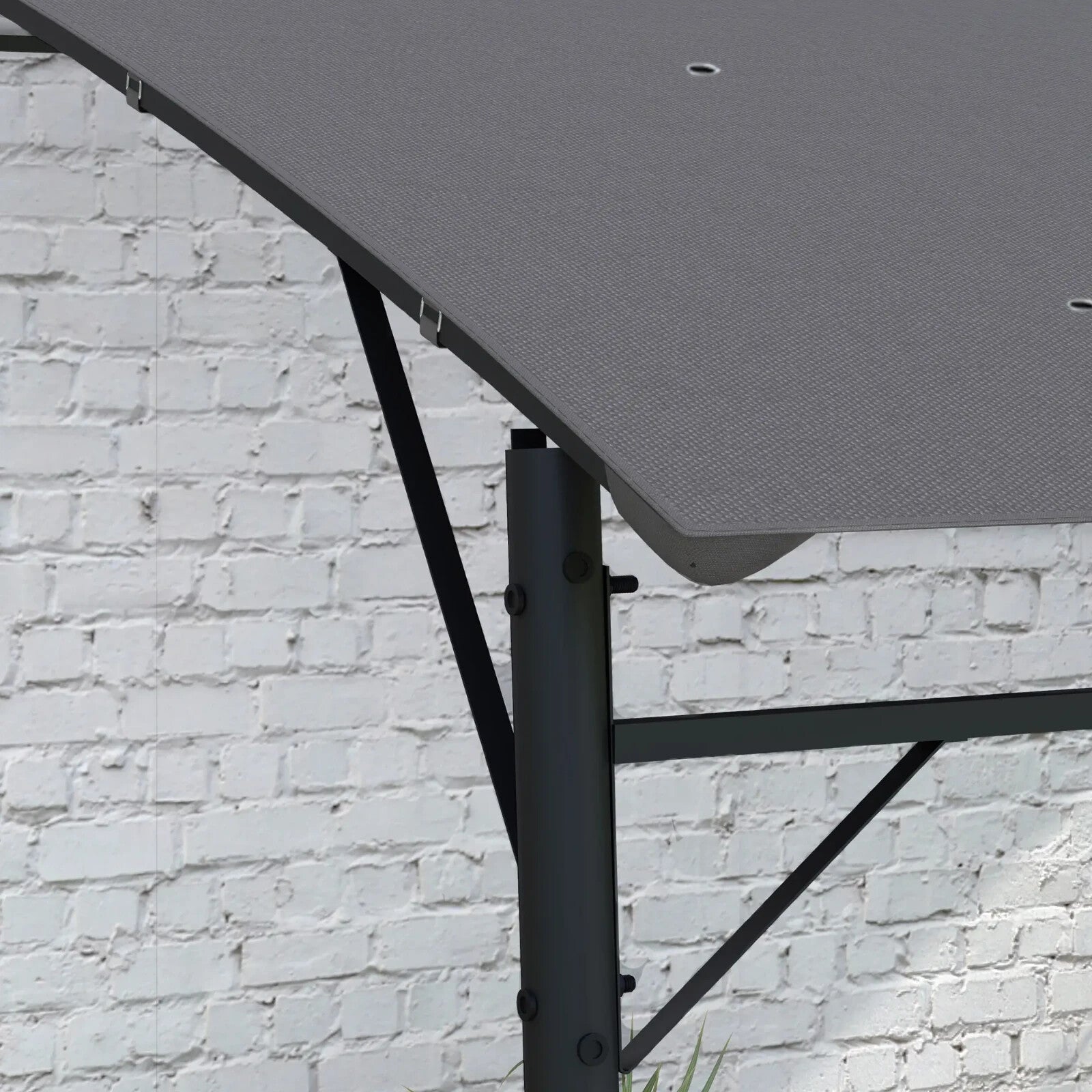 3 x 4m Metal Frame Garden Gazebo – Outdoor Patio Sun Shade Shelter Canopy - Home and Garden Furniture Shop - rustic - furniture