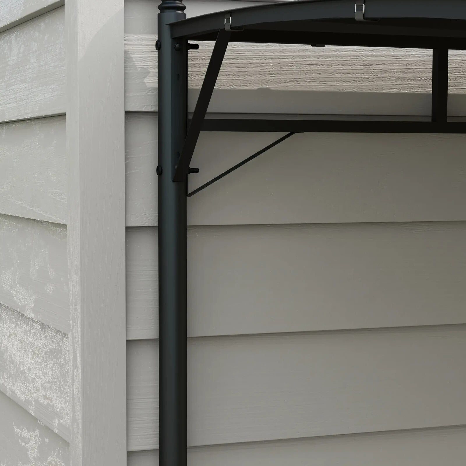 3 x 4m Metal Frame Garden Gazebo – Outdoor Patio Sun Shade Shelter Canopy - Home and Garden Furniture Shop - rustic - furniture