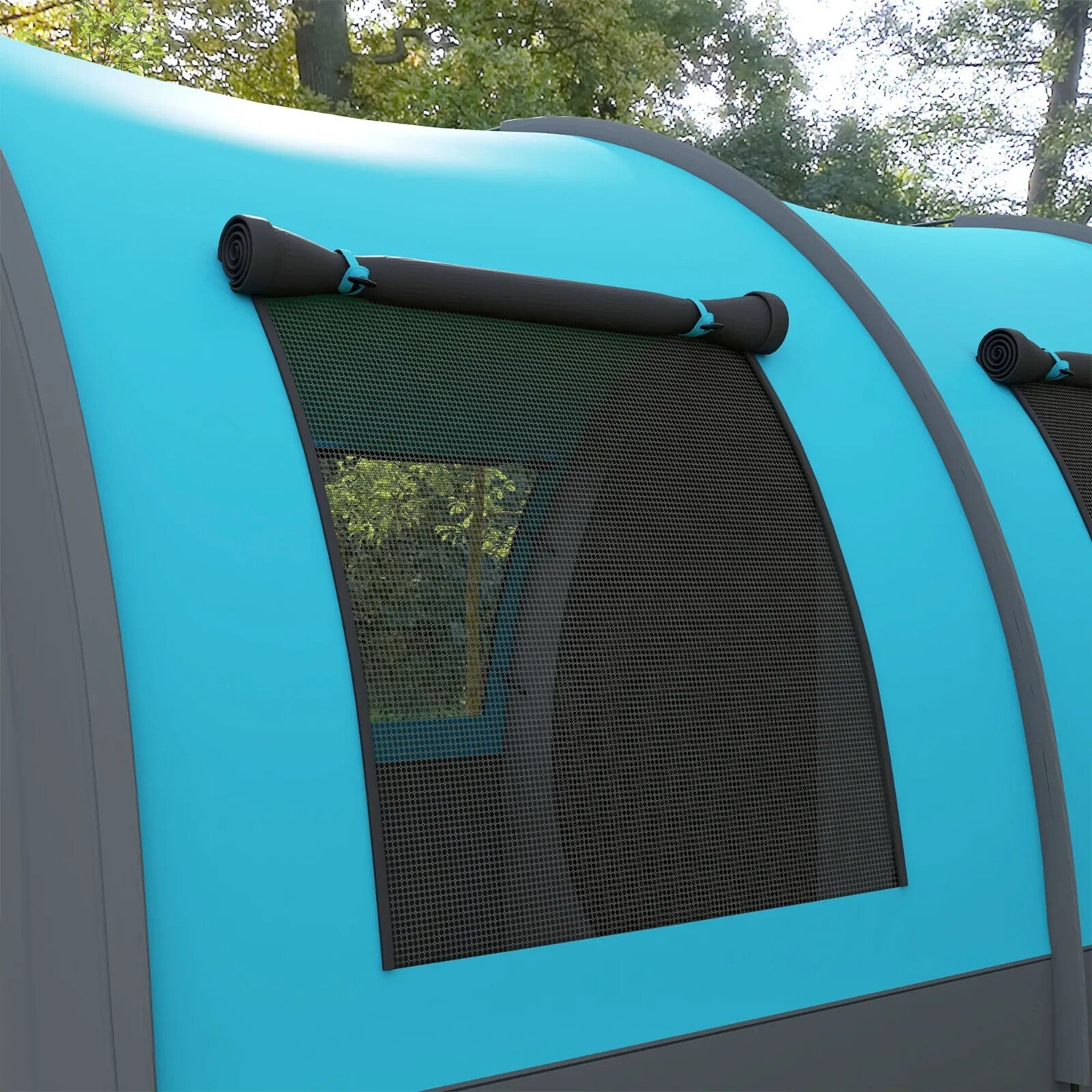 3000mm Waterproof Camping Tent 5 6 Man Family w/ Living Area Bedroom & Carry Bag - Home and Garden Furniture Shop - rustic - furniture