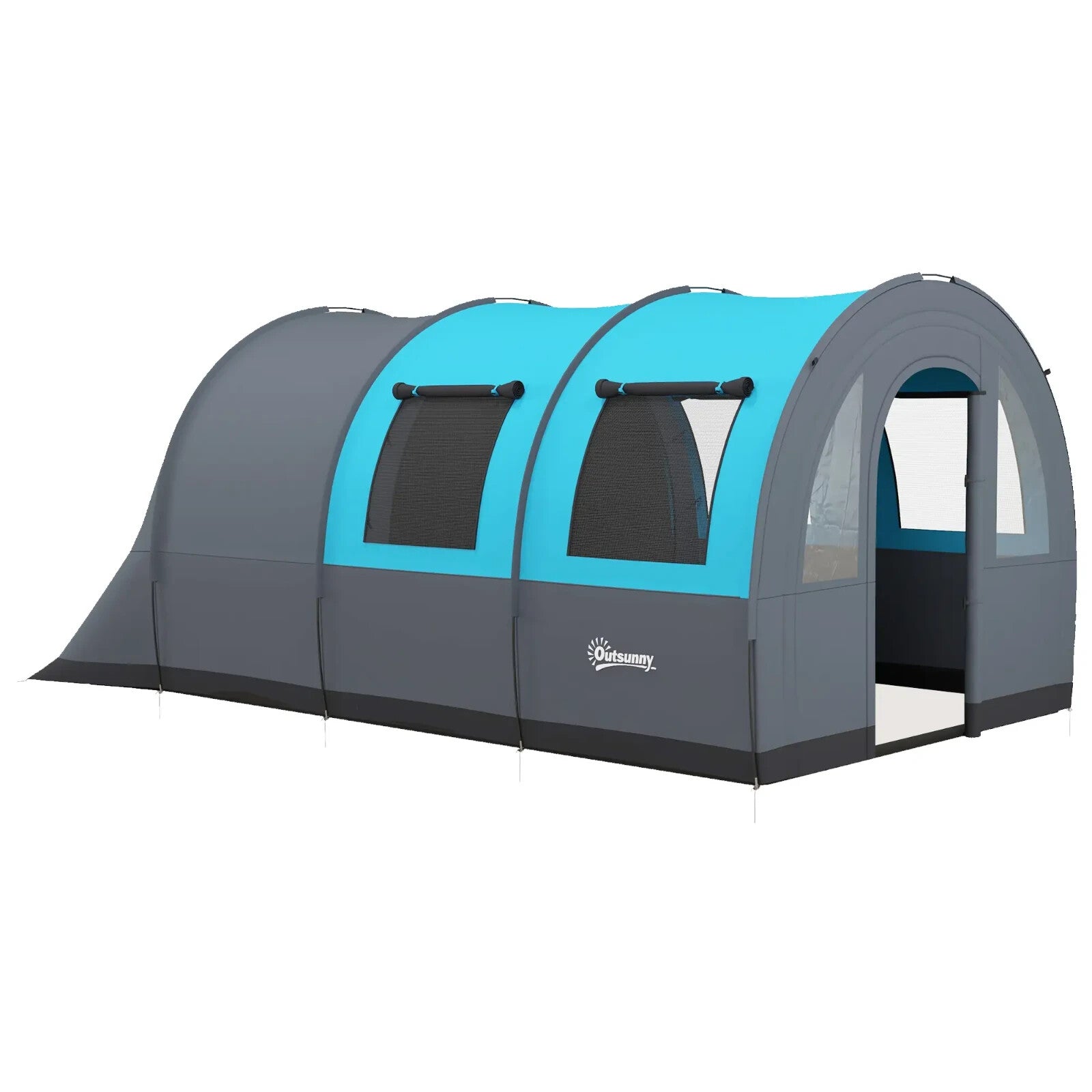 3000mm Waterproof Camping Tent 5 6 Man Family w/ Living Area Bedroom & Carry Bag - Home and Garden Furniture Shop - rustic - furniture