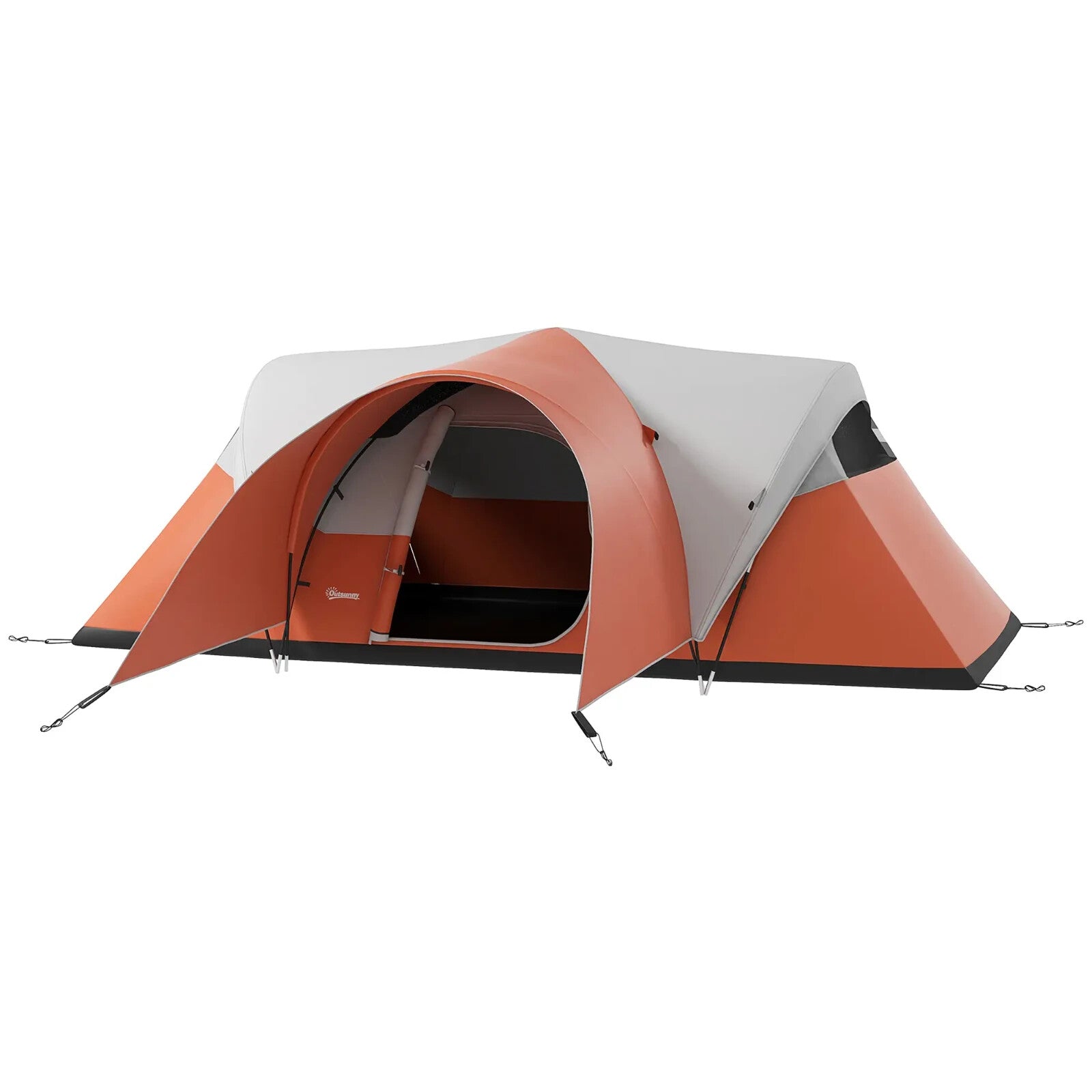 3000mm Waterproof Camping Tent for 5 to 6 Man with Porch Groundsheet and Bag - Home and Garden Furniture Shop - rustic - furniture