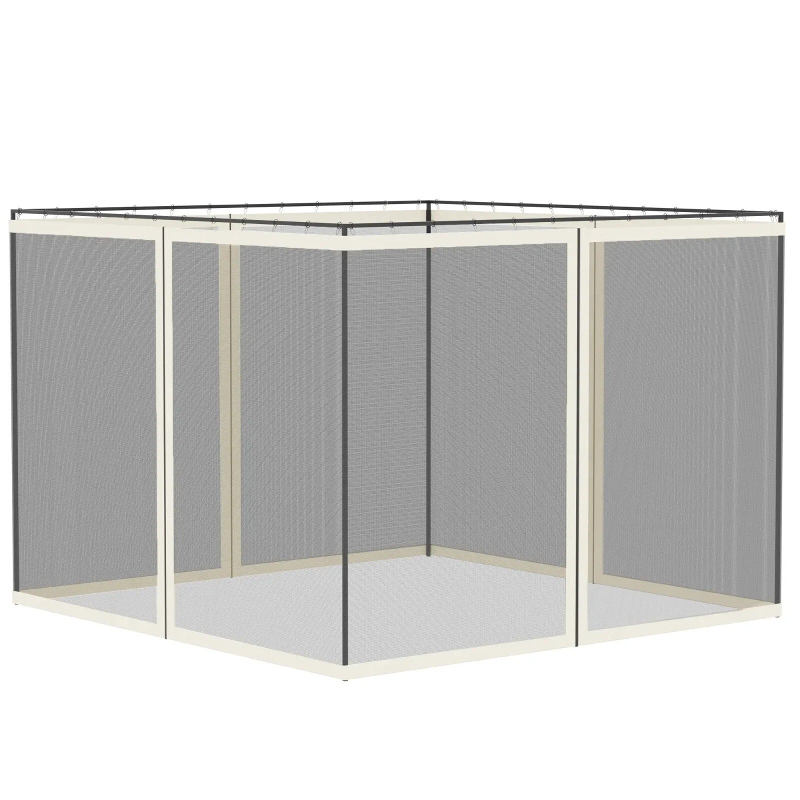 302 x 207cm Universal Replacement Gazebo Mesh Netting Screen Walls Replacements - Home and Garden Furniture Shop - rustic - furniture