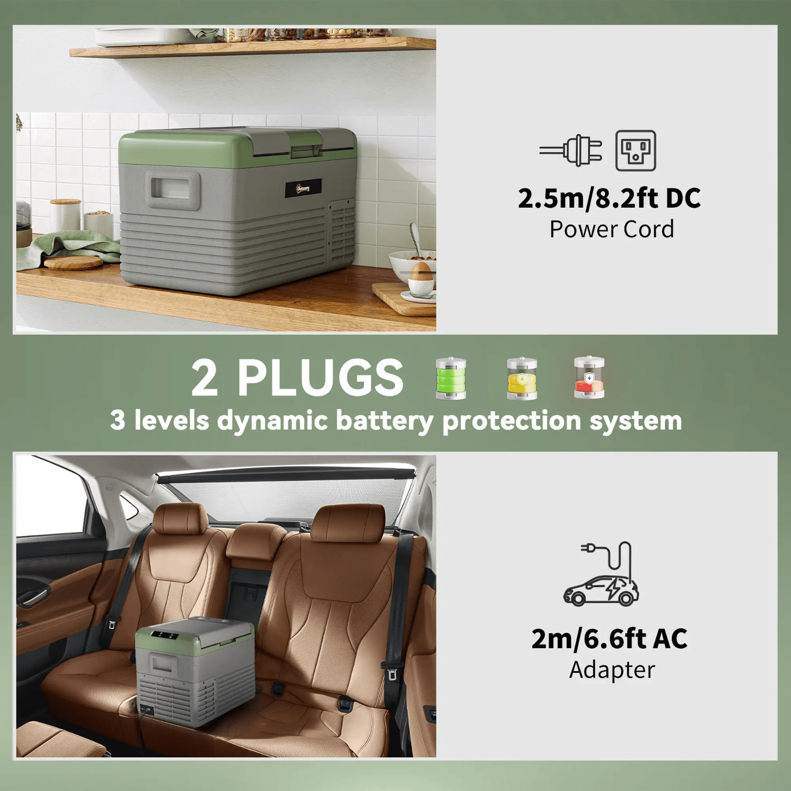 30L Car Refrigerator 12V Portable Fride Freezer Electric Cooler Box Camping HGFS - Home and Garden Furniture Shop - rustic - furniture