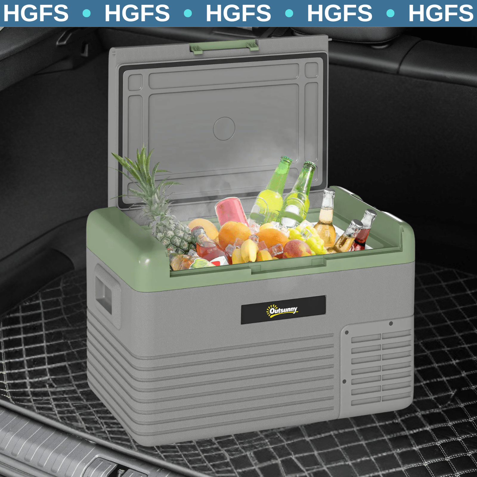 30L Car Refrigerator 12V Portable Fride Freezer Electric Cooler Box Camping HGFS - Home and Garden Furniture Shop - rustic - furniture
