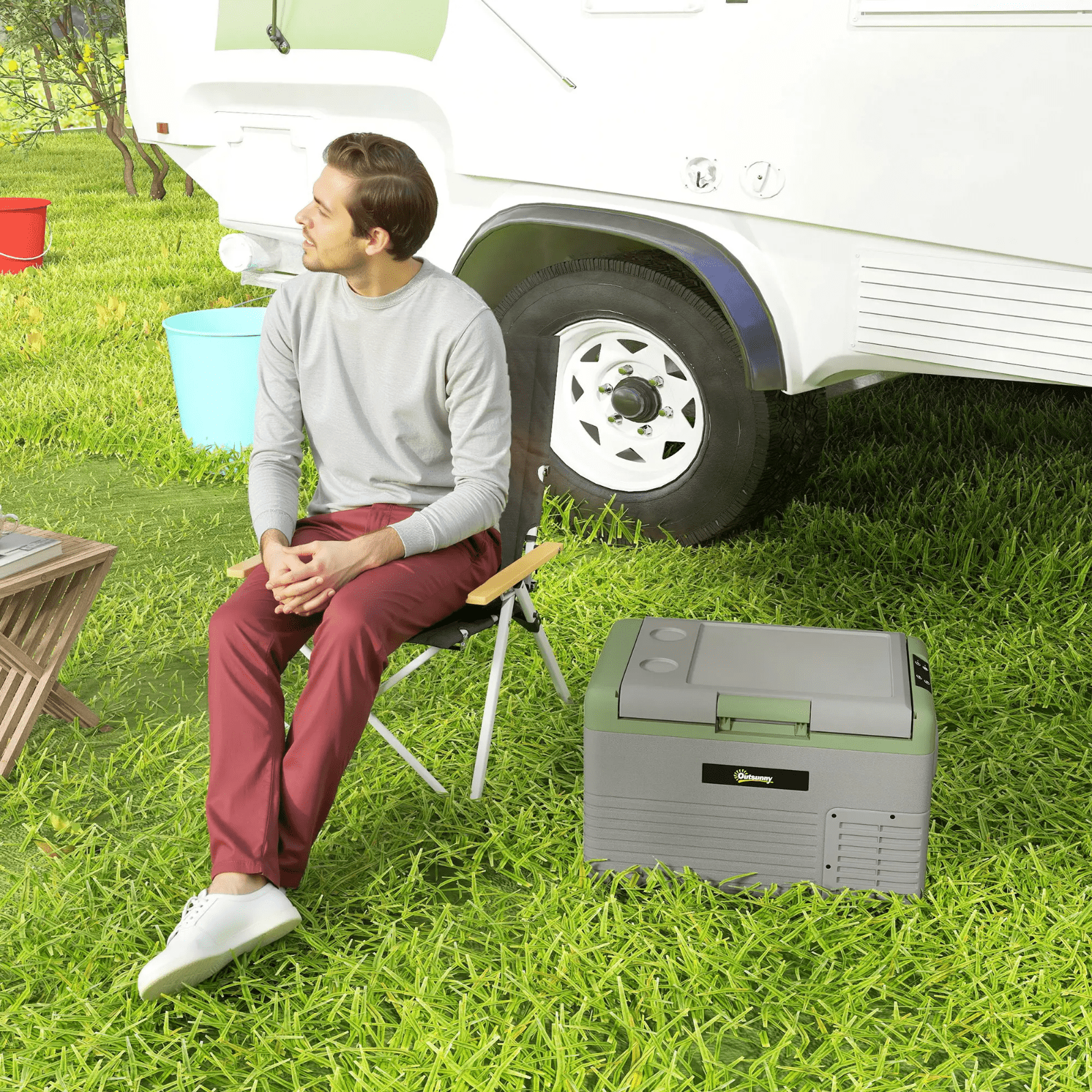 30L Car Refrigerator 12V Portable Fride Freezer Electric Cooler Box Camping HGFS - Home and Garden Furniture Shop - rustic - furniture