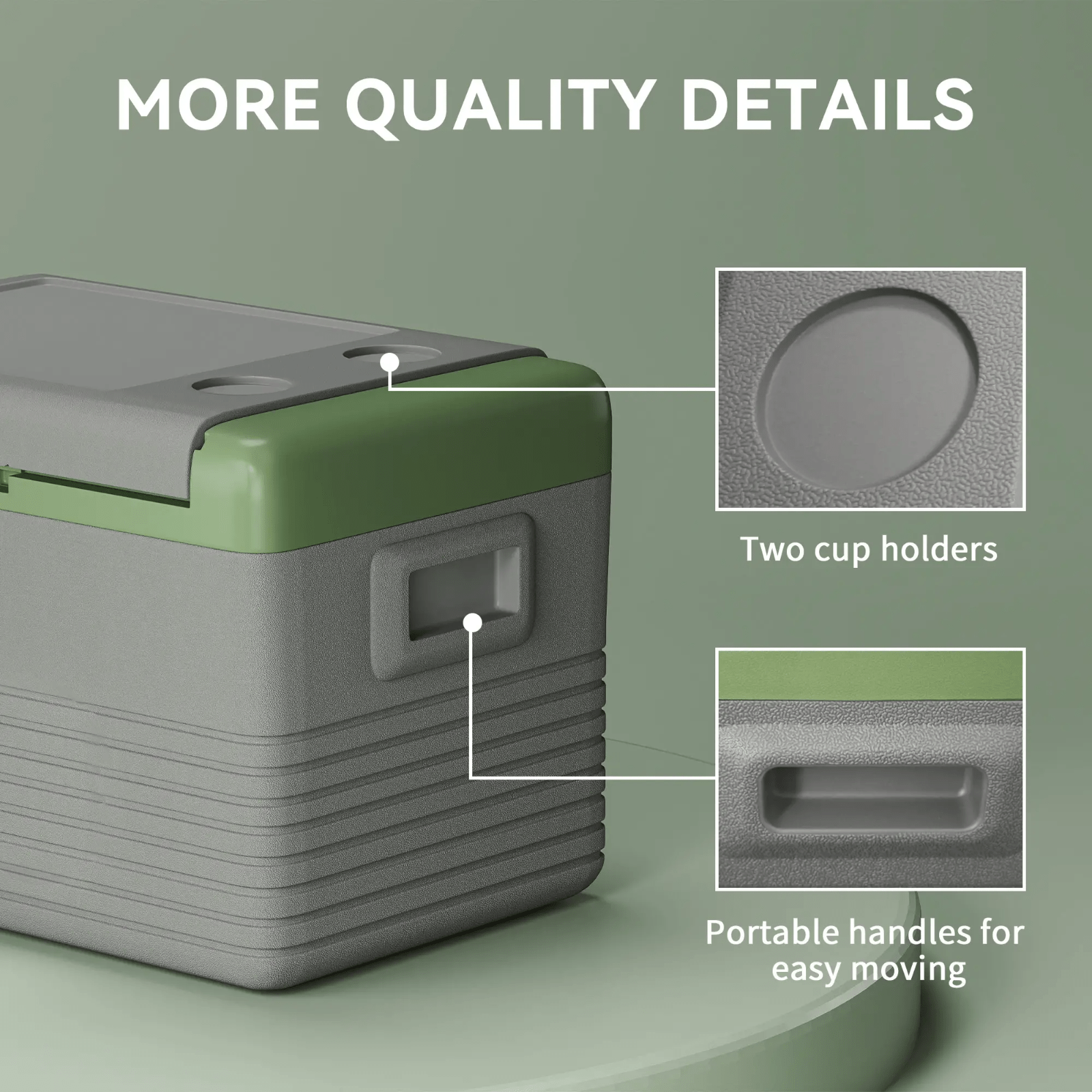 30L Car Refrigerator 12V Portable Fride Freezer Electric Cooler Box Camping HGFS - Home and Garden Furniture Shop - rustic - furniture