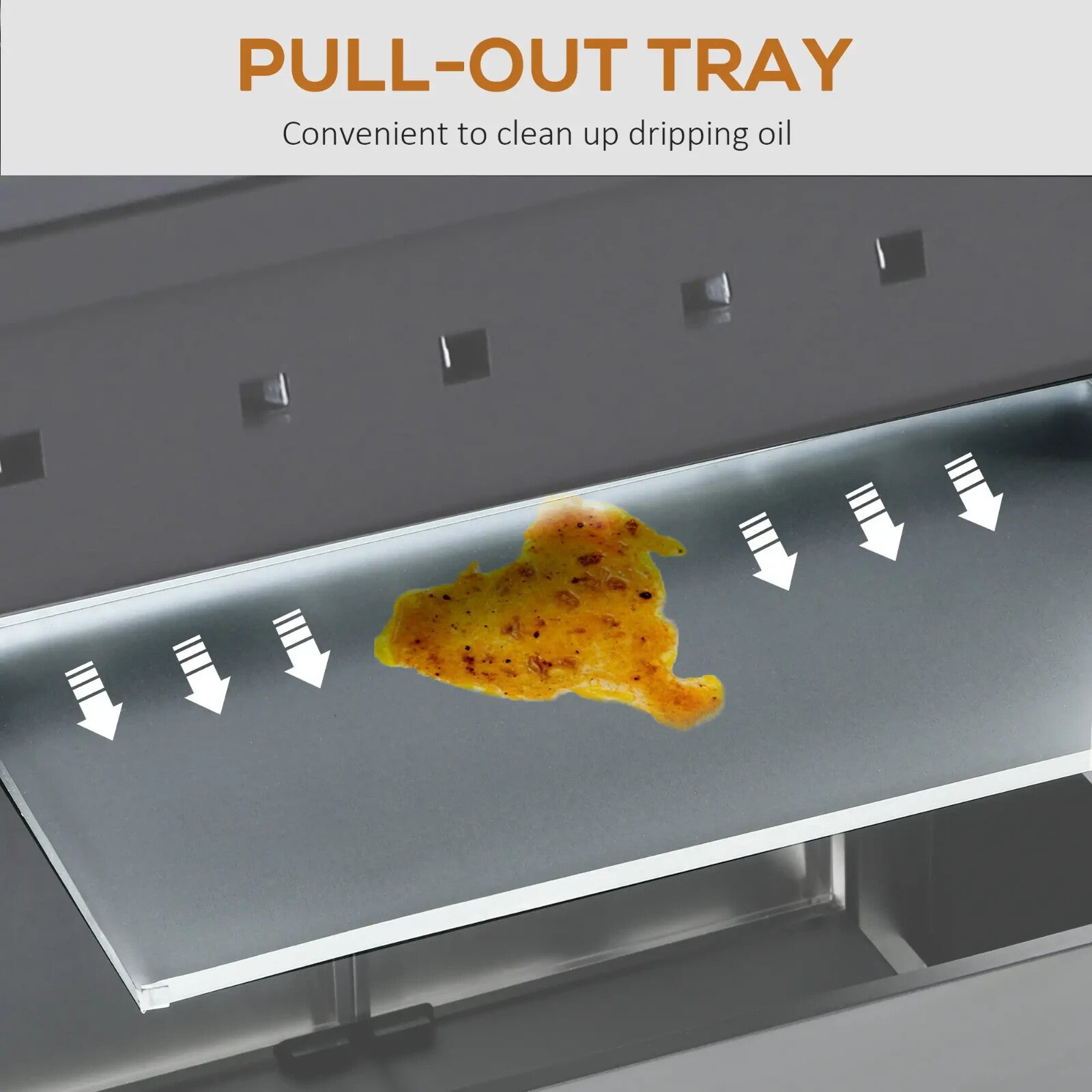 3+1 Burner Gas BBQ Grill Outdoor Barbecue Trolley with Wheel Shelves Thermometer - Home and Garden Furniture Shop - rustic - furniture