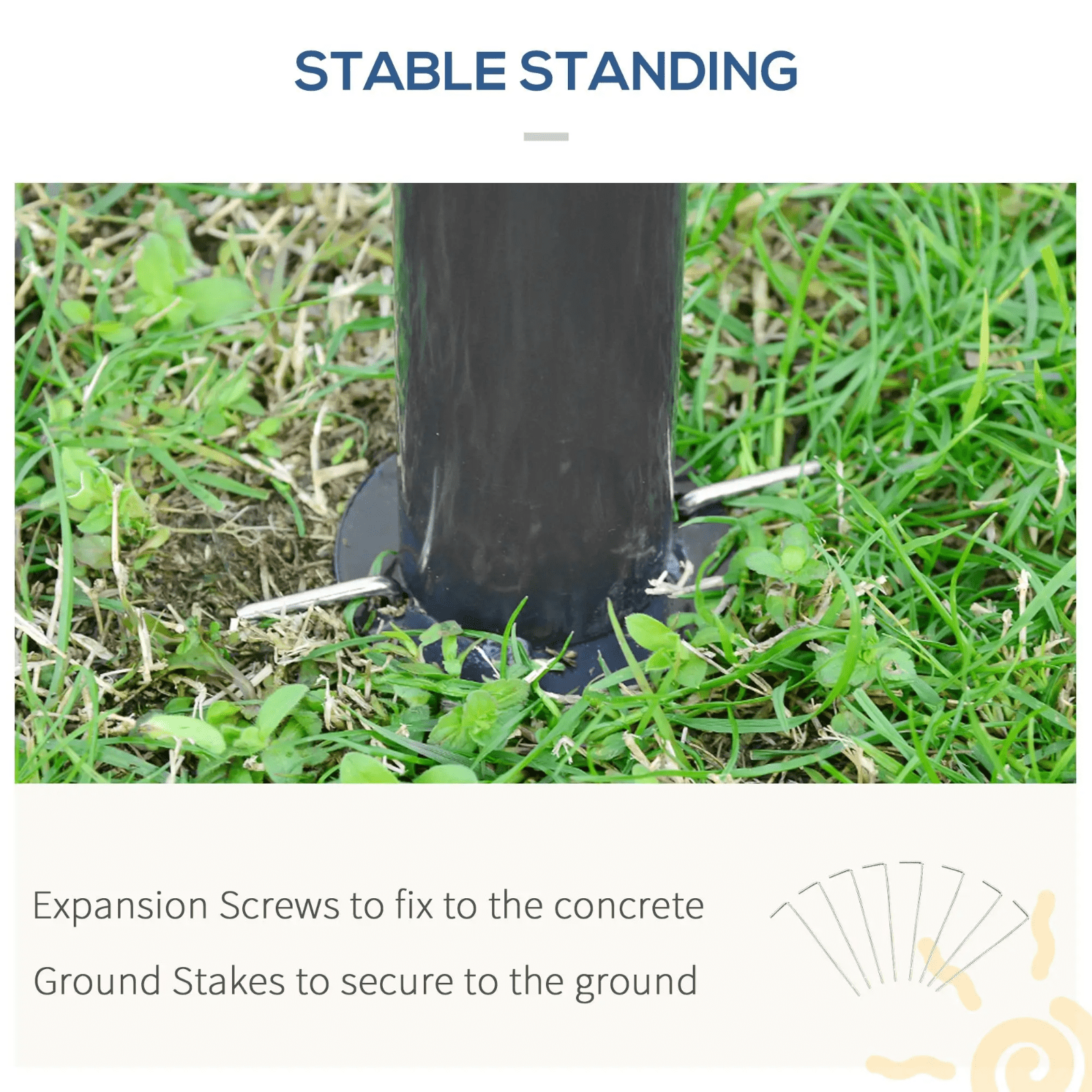 3.6m Double Roof Hard Top Gazebo Sides Metal Frame Party Tent Garden Patio Cover - Home and Garden Furniture Shop - rustic - furniture