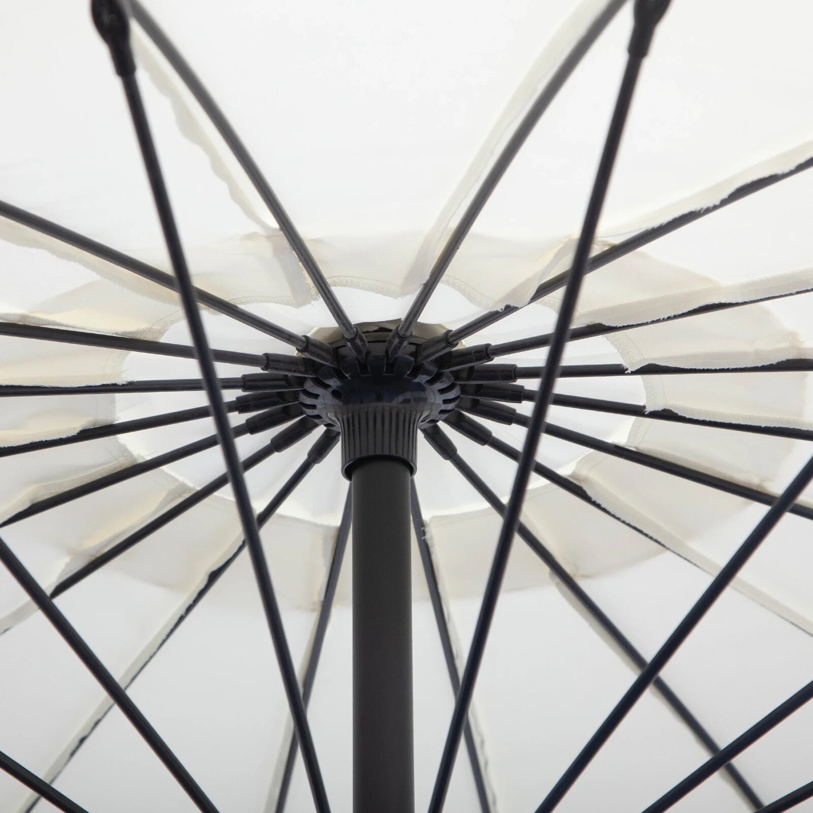 3m Cantilever Garden Umbrella with 18 Ribs Vents & Tilt for Patio or Outdoor Use - Home and Garden Furniture Shop - rustic - furniture