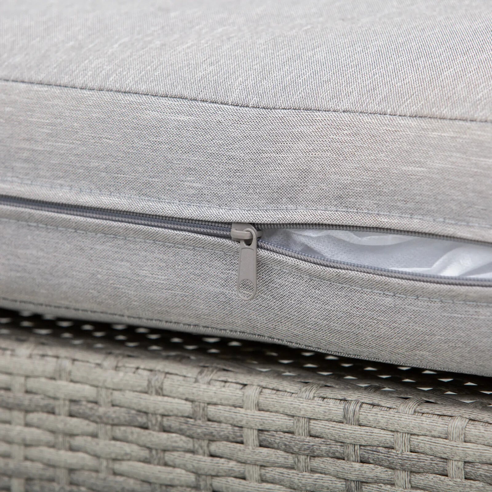 3pc Rattan Wicker Sofa Set Furniture Patio Table Chairs Corner Sofa Set Cushions - Home and Garden Furniture Shop - rustic - furniture