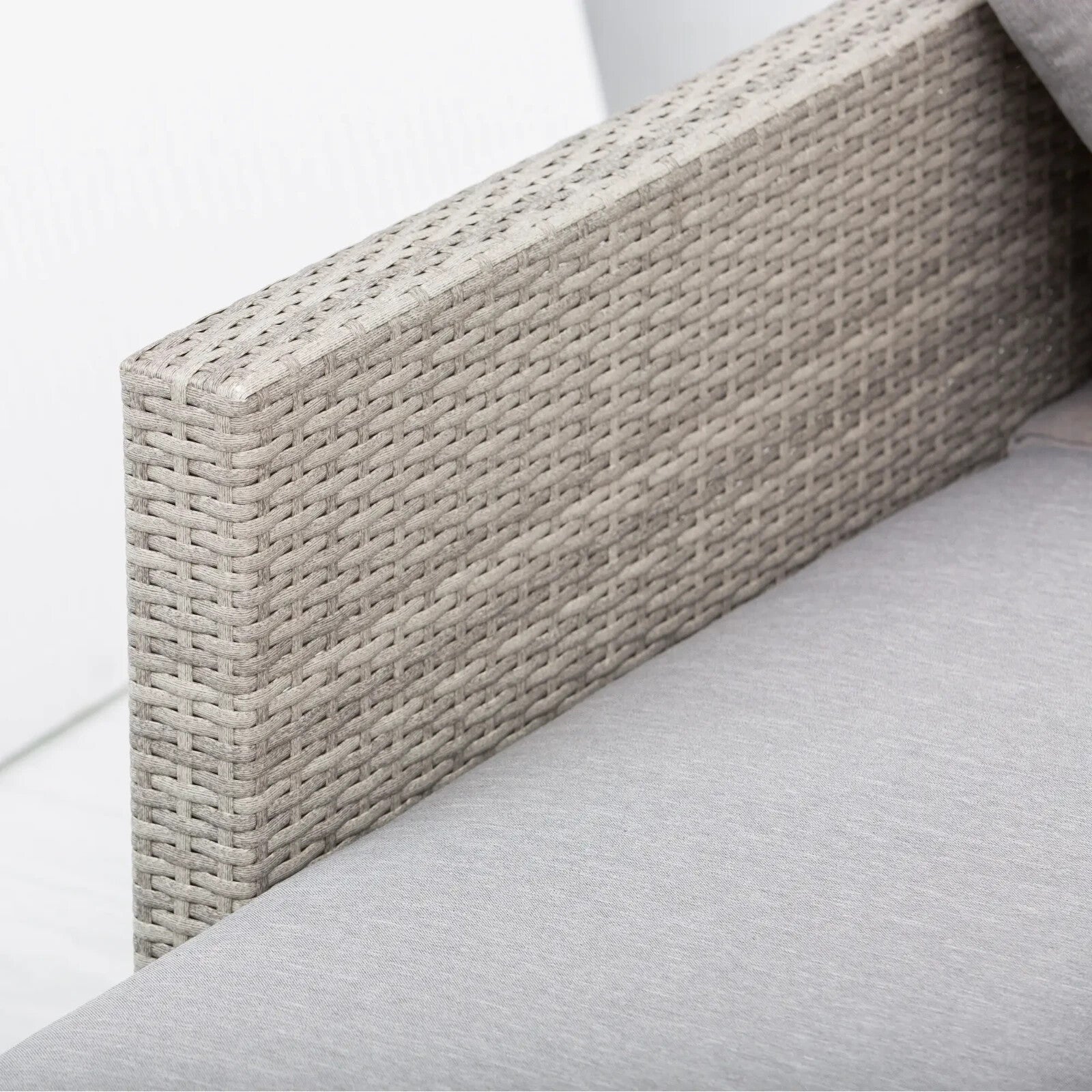 3pc Rattan Wicker Sofa Set Furniture Patio Table Chairs Corner Sofa Set Cushions - Home and Garden Furniture Shop - rustic - furniture