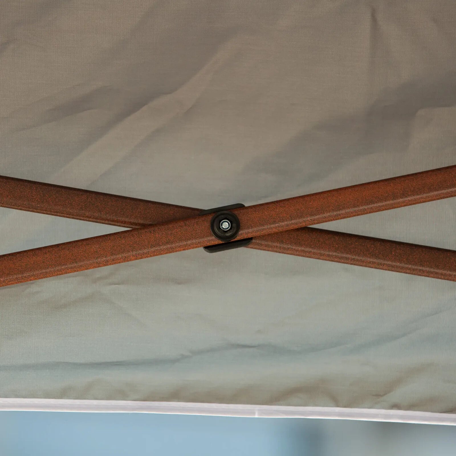 3x3 m Pop Up Gazebo w/ Netting Carry Bag Double Roof Garden Tent Outdoor Shelter - Home and Garden Furniture Shop - rustic - furniture