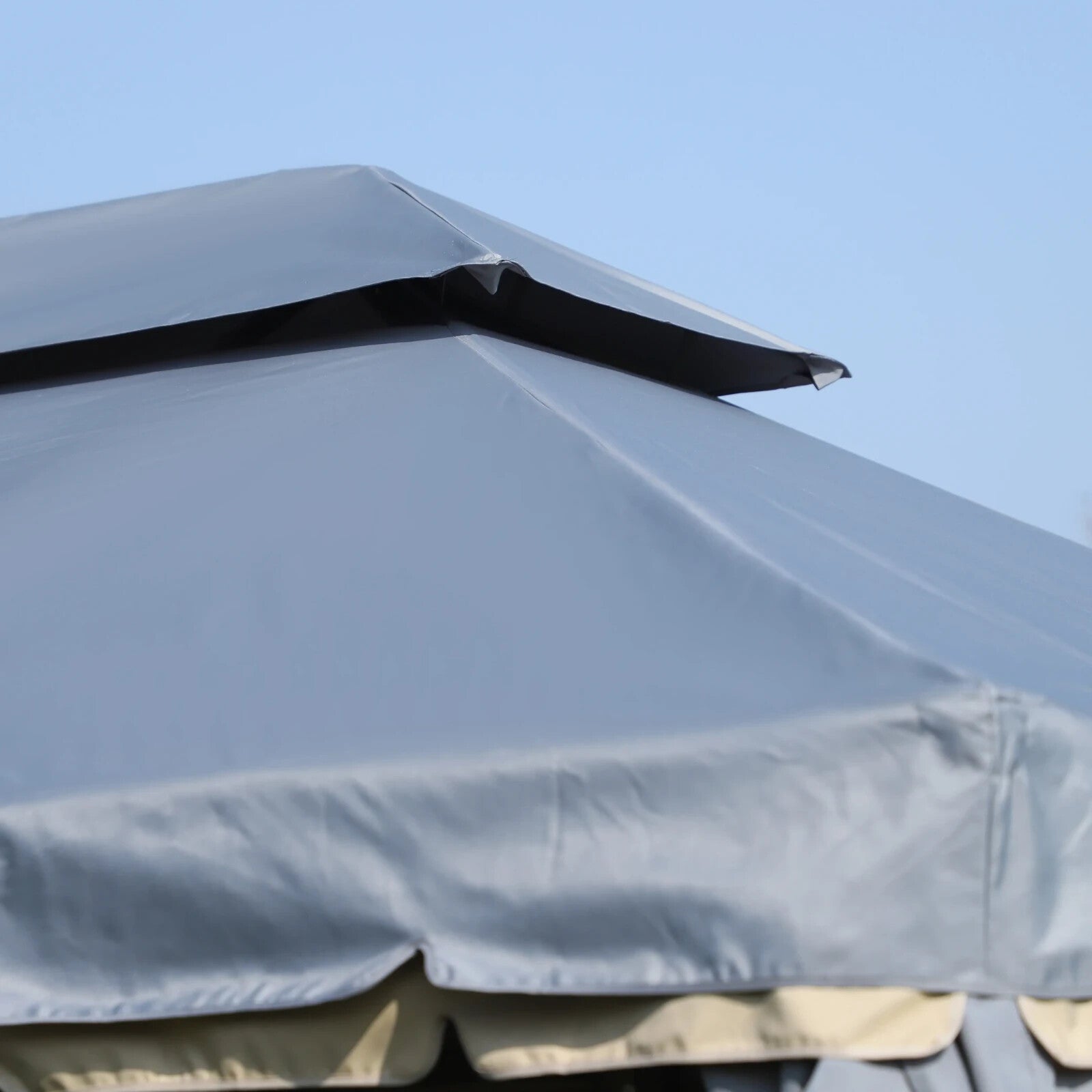 3x4m Aluminium Garden Gazebo Marquee Canopy Tent Netting Patio Party Pavilion - Home and Garden Furniture Shop - rustic - furniture