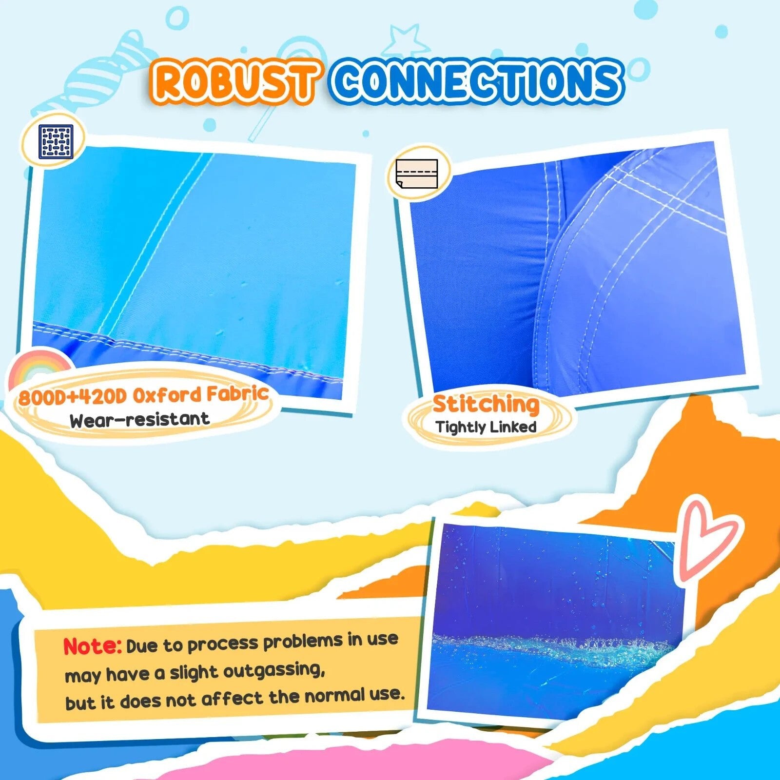 4 in 1 Kids Inflatable Bouncy Castle with Double Slide Pool and Climbing Wall - Home and Garden Furniture Shop - rustic - furniture