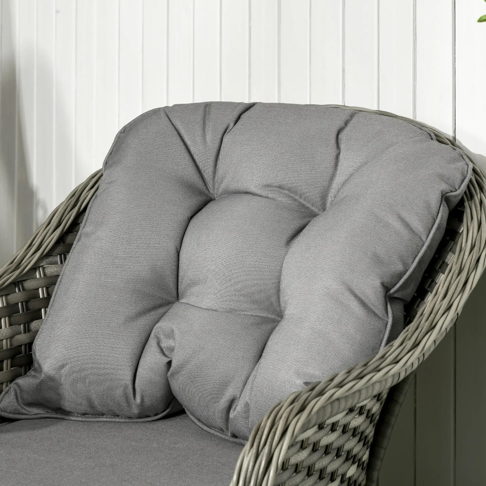 4 Piece Rattan Wicker Garden Sofa Set Outdoor Patio Furniture w/ Cushions Table - Home and Garden Furniture Shop - rustic - furniture