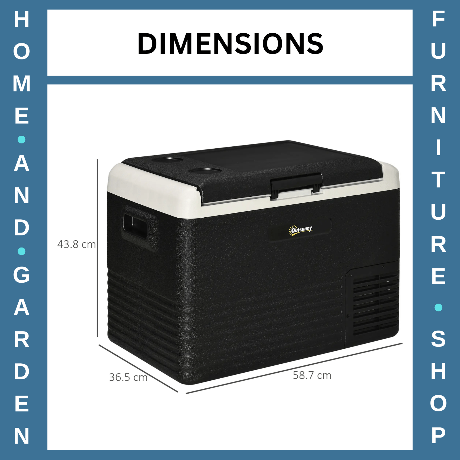 40L Car Refrigerator Portable Compressor Car Fridge Freezer Electric Cooler Box - Home and Garden Furniture Shop - rustic - furniture
