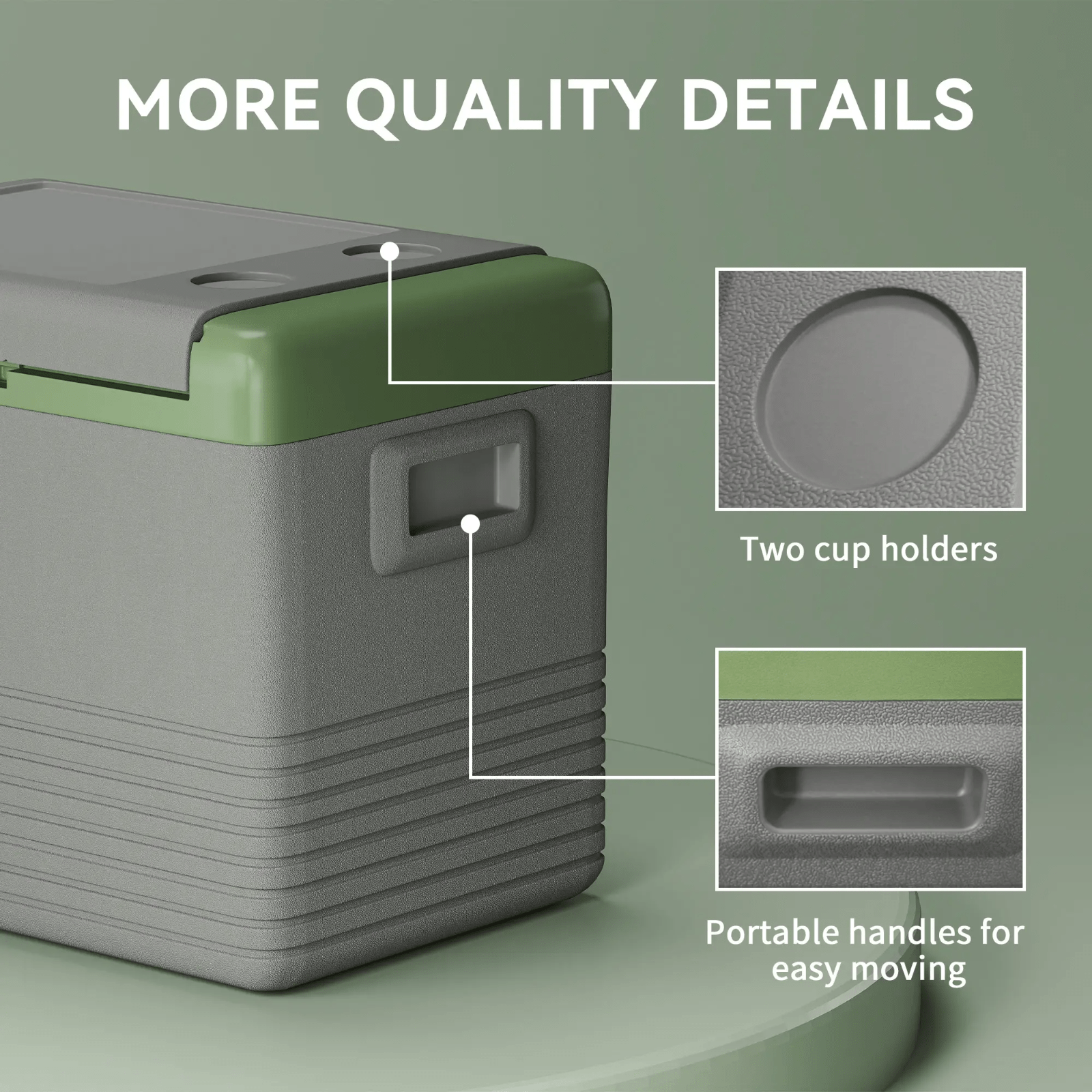 40L Car Refrigerator Portable Compressor Fridge Freezer Electric Cooler Box HGFS - Home and Garden Furniture Shop - rustic - furniture