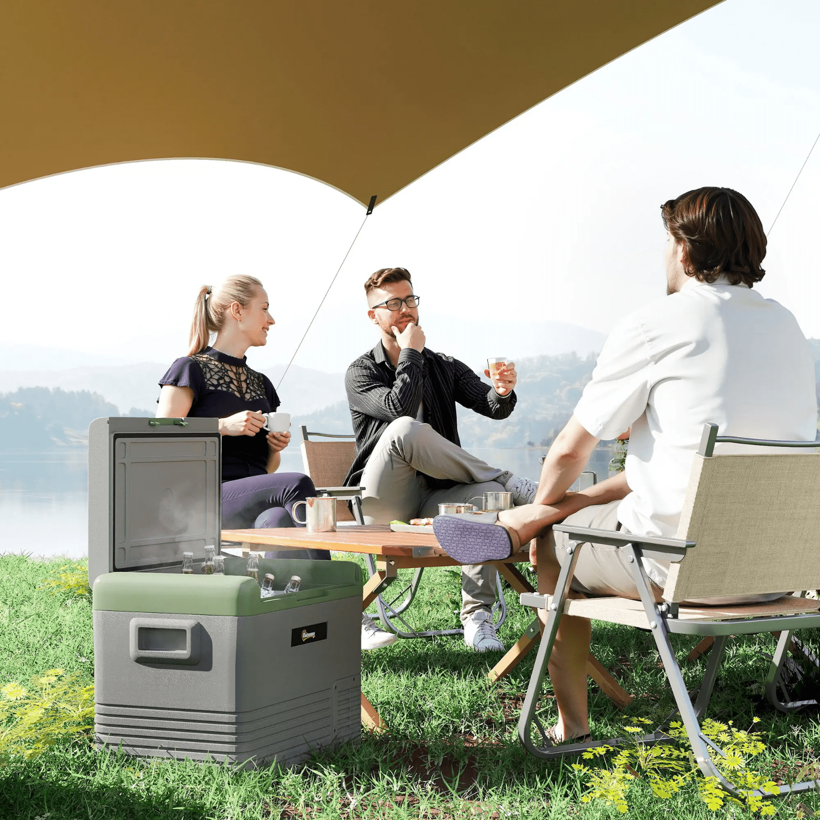 40L Car Refrigerator Portable Compressor Fridge Freezer Electric Cooler Box HGFS - Home and Garden Furniture Shop - rustic - furniture