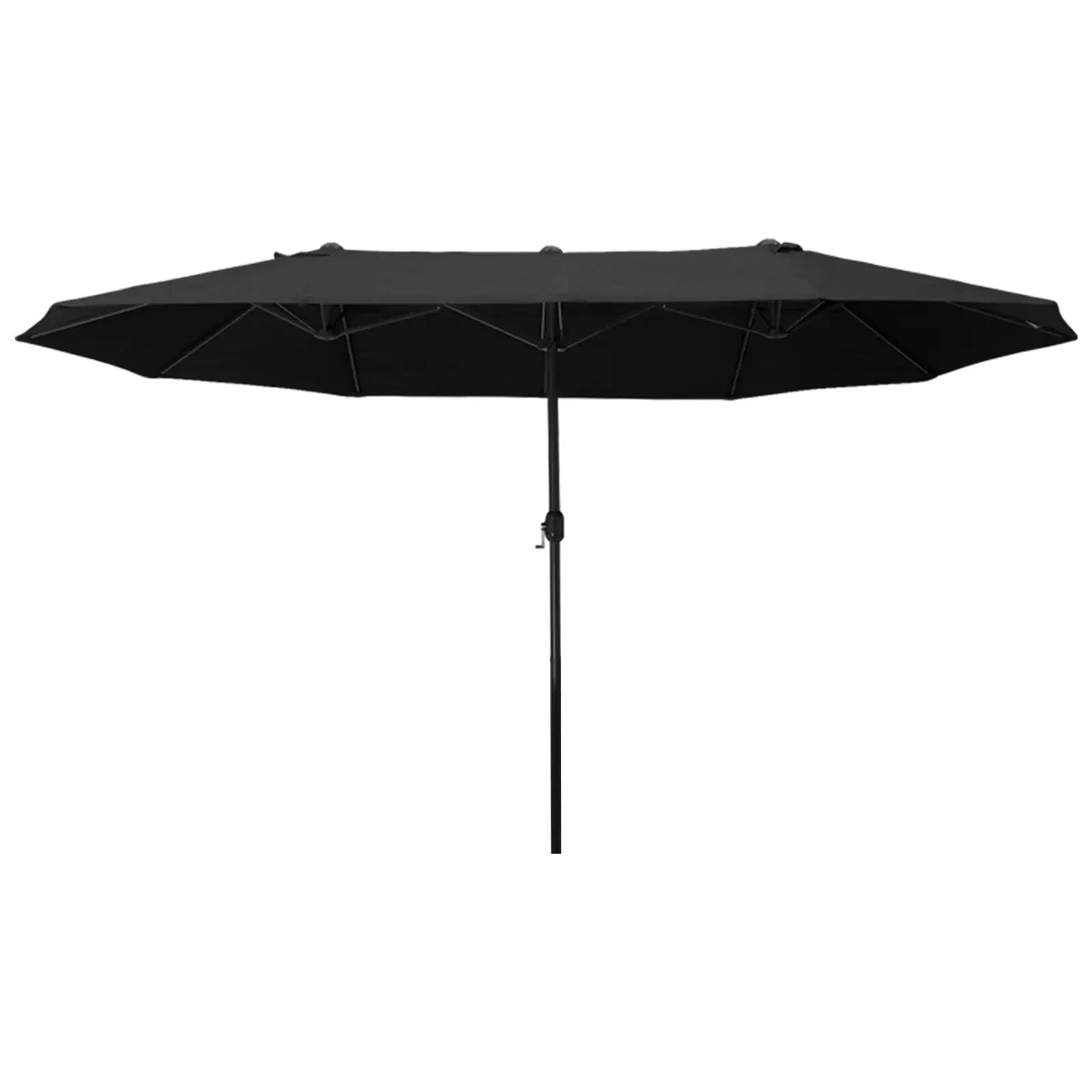 4.6m Double Sided Garden Parasol Large Patio Sun Umbrella Outdoor Shade Canopy - Home and Garden Furniture Shop - rustic - furniture