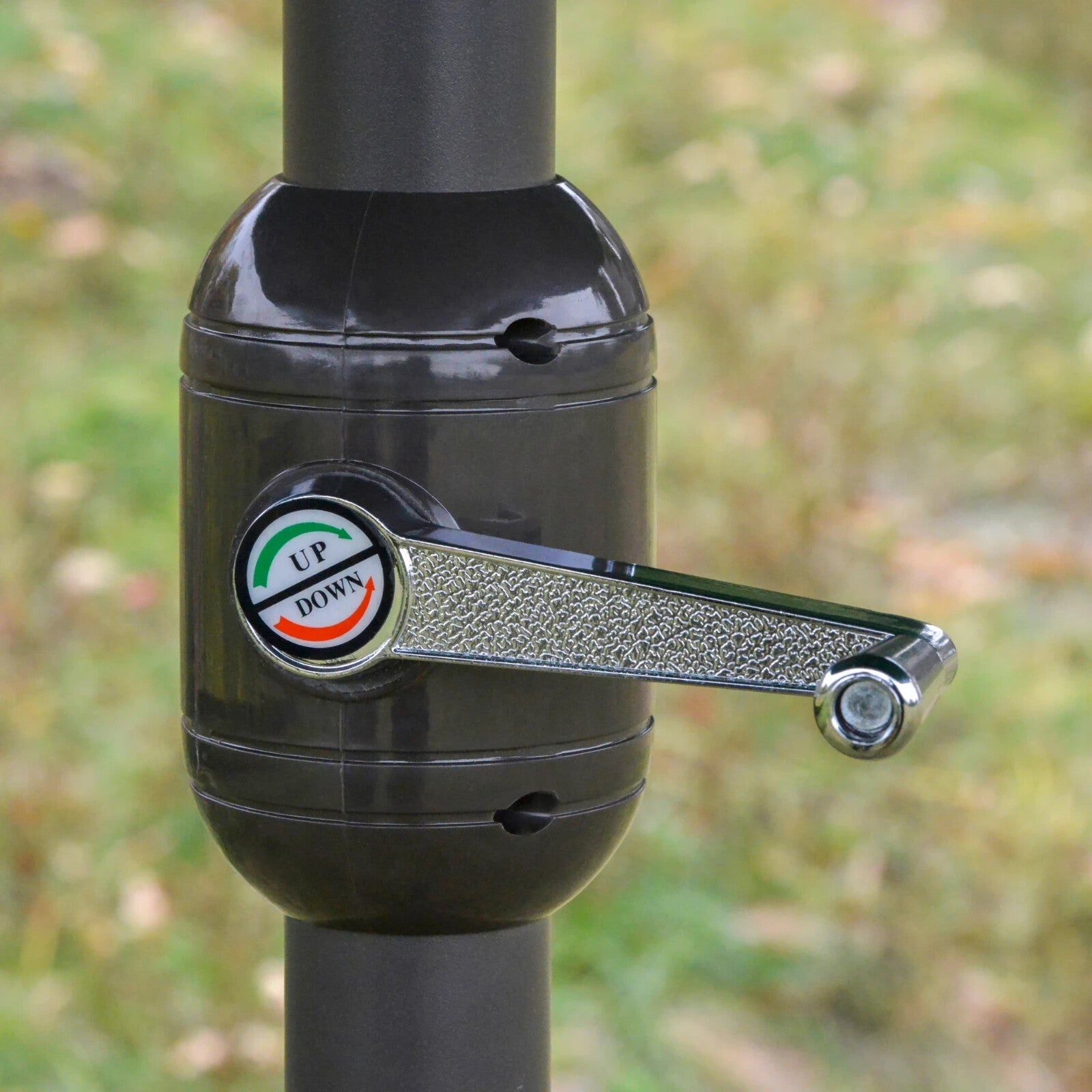 4.6m Patio Sun Shade Umbrella with Double Sided Canopy Crank and Cross Base - Home and Garden Furniture Shop - rustic - furniture