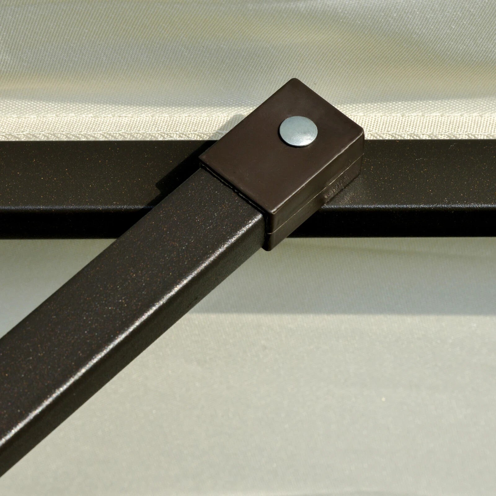 4.6m Patio Sun Shade Umbrella with Double Sided Canopy Crank and Cross Base - Home and Garden Furniture Shop - rustic - furniture