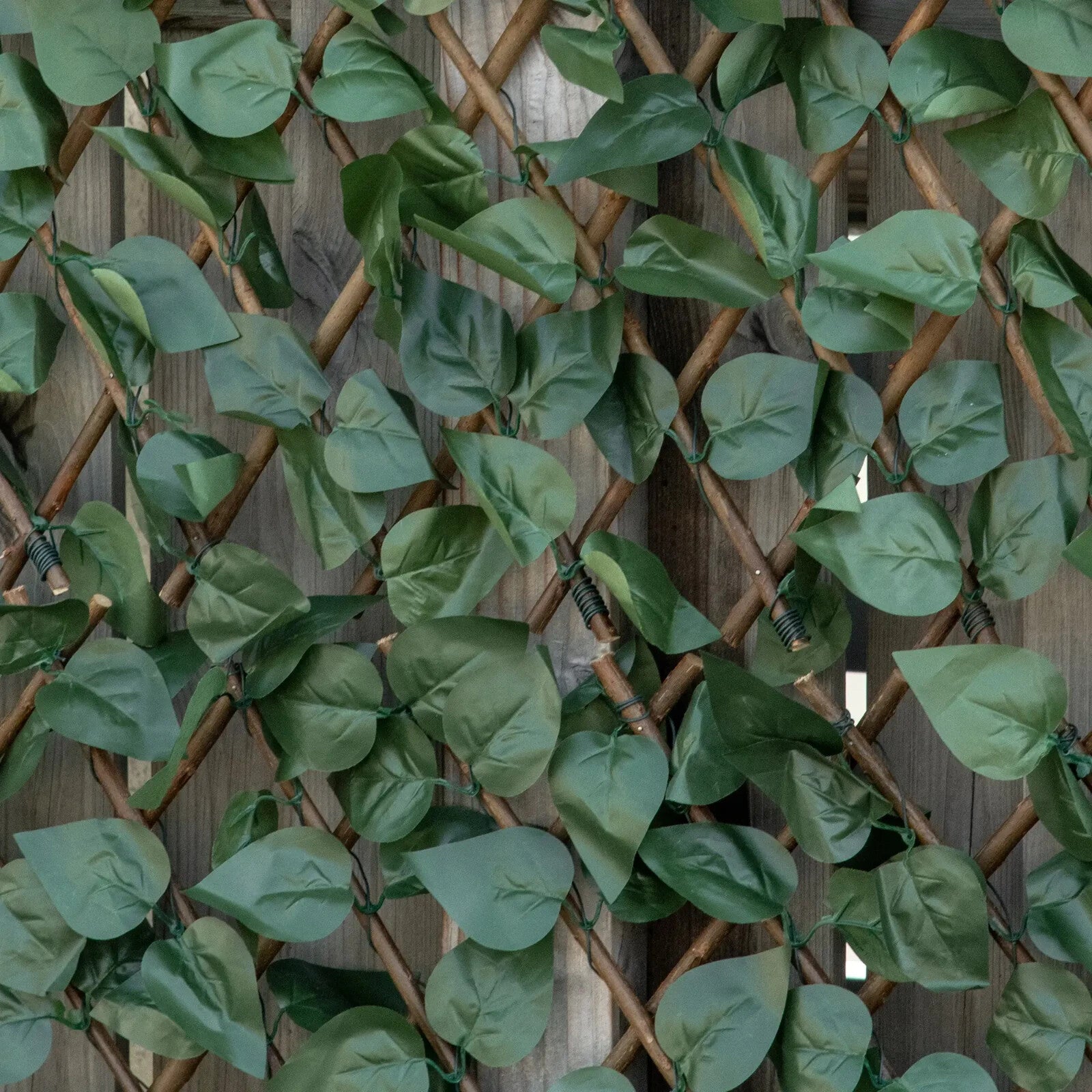 4pcs Expanding Artificial Trellis Fence 2m x 1m Garden Decorative Privacy Screen - Home and Garden Furniture Shop - rustic - furniture