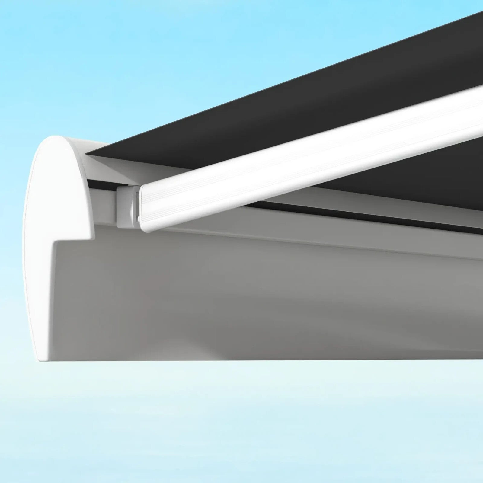 4x3m Electric Retractable Awning w/ Remote Aluminium Frame for Patio Door Shade - Home and Garden Furniture Shop - rustic - furniture