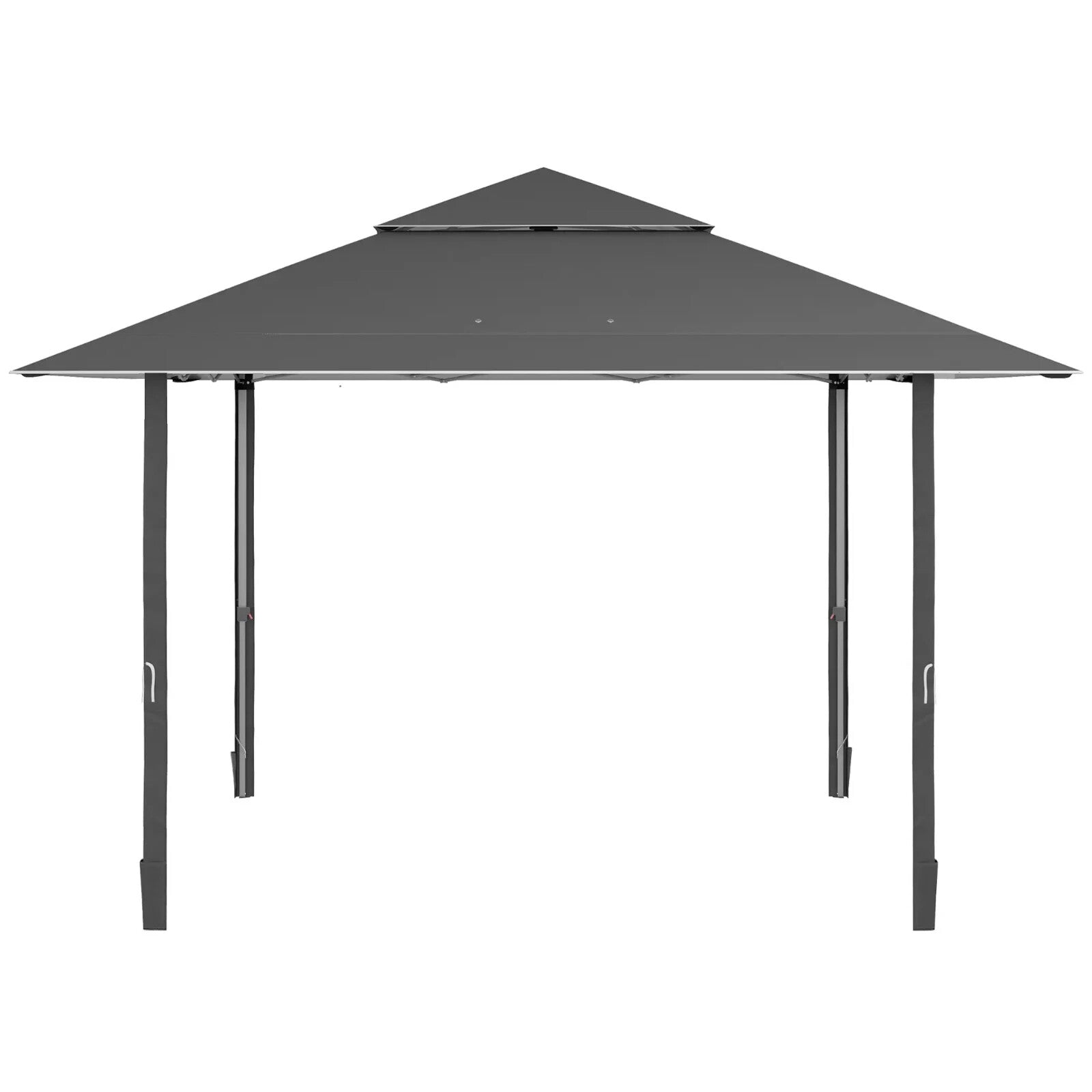 4x4m Pop Up Gazebo with Double Roof UV Canopy Roller Bag & Adjustable Steel Legs - Home and Garden Furniture Shop - rustic - furniture