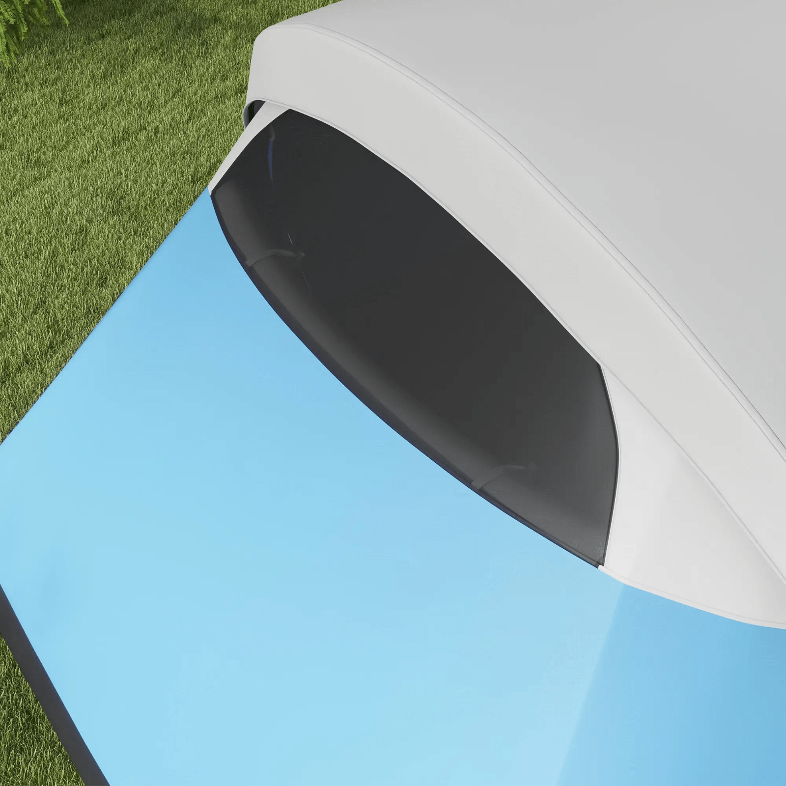 5 6 Man Camping Tent 3000mm Waterproof Mesh Windows Porch Canopy Blue Air FOXDEN - Home and Garden Furniture Shop - rustic - furniture