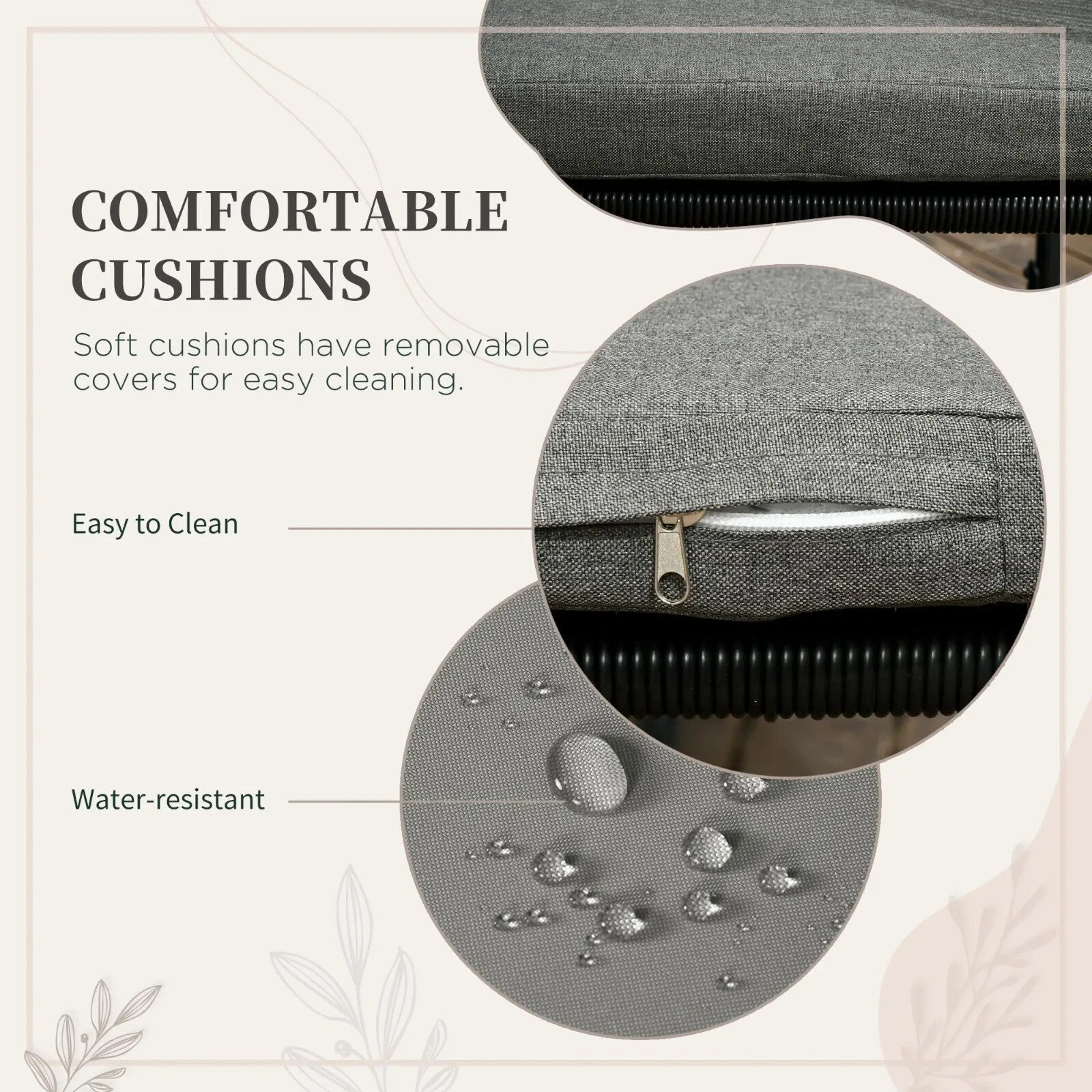 5 - Piece Rattan Cube Dining Set – Garden Wicker Table & Chairs with Wood Look Top - Home and Garden Furniture Shop - rustic - furniture