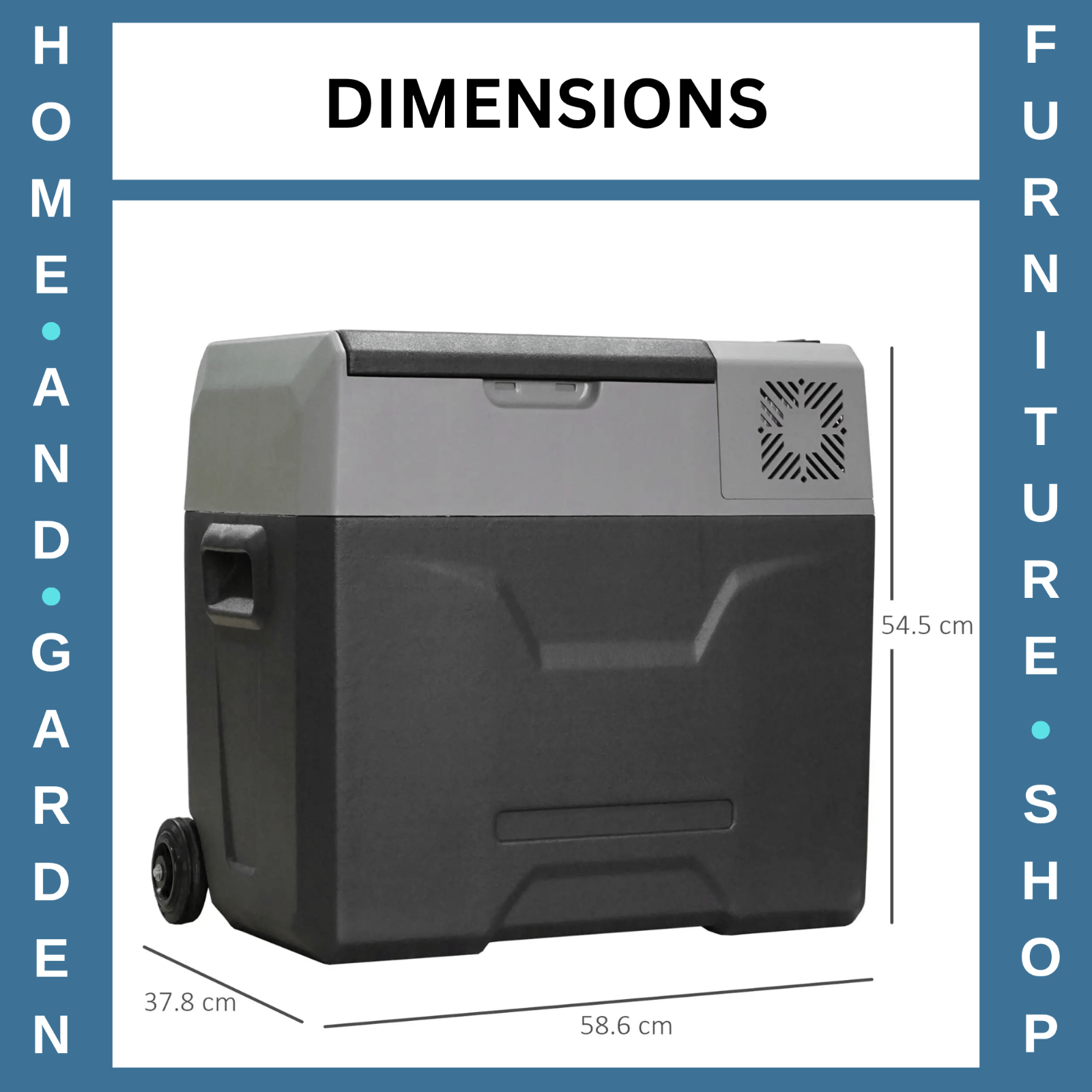 50L Car Refrigerator Portable Fridge Freezer Compressor Car Electric Cooler Box - Home and Garden Furniture Shop - rustic - furniture