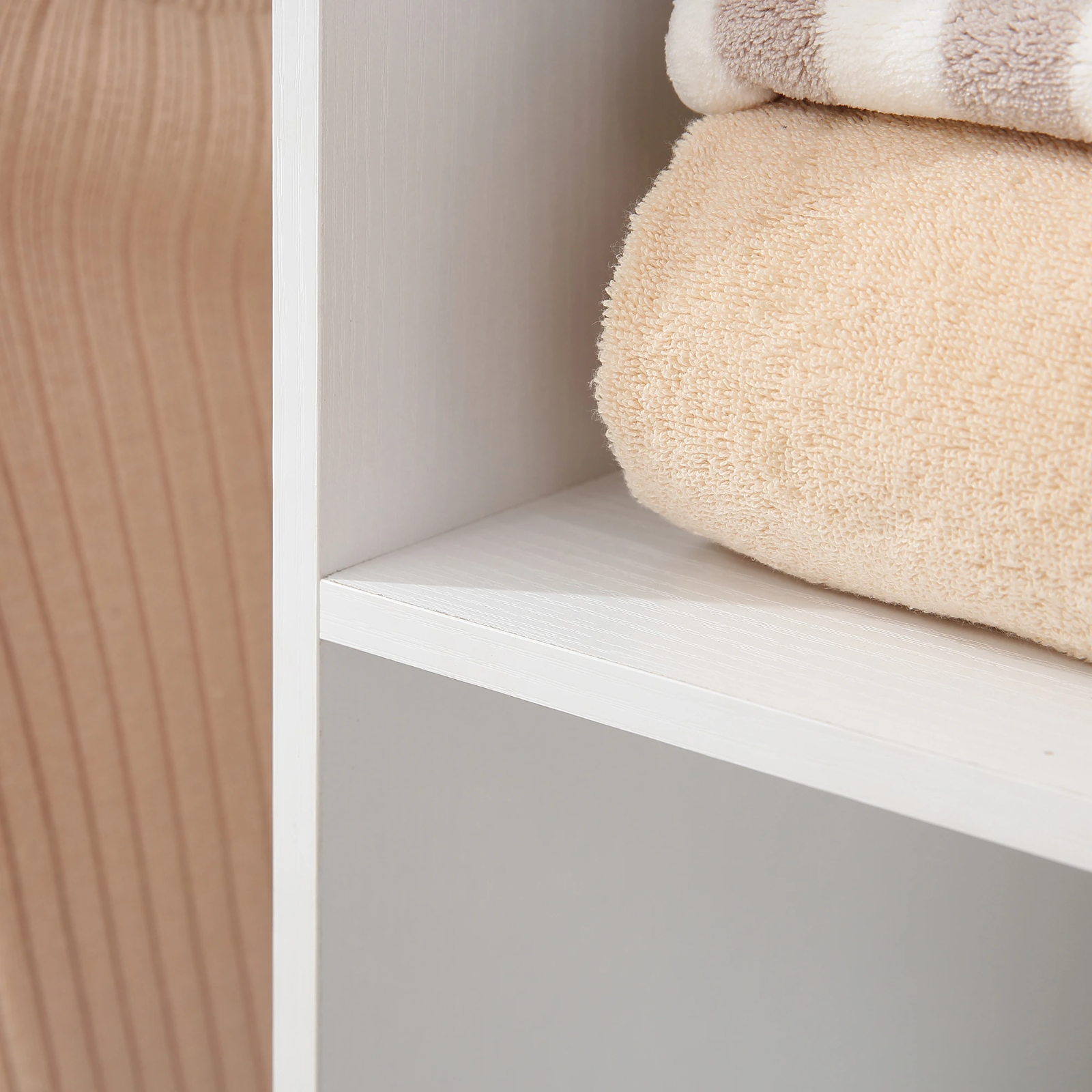 Mobile Open Wardrobe Clothes Hanging Rail Storage Shelves Metal Rail on 6 Wheels