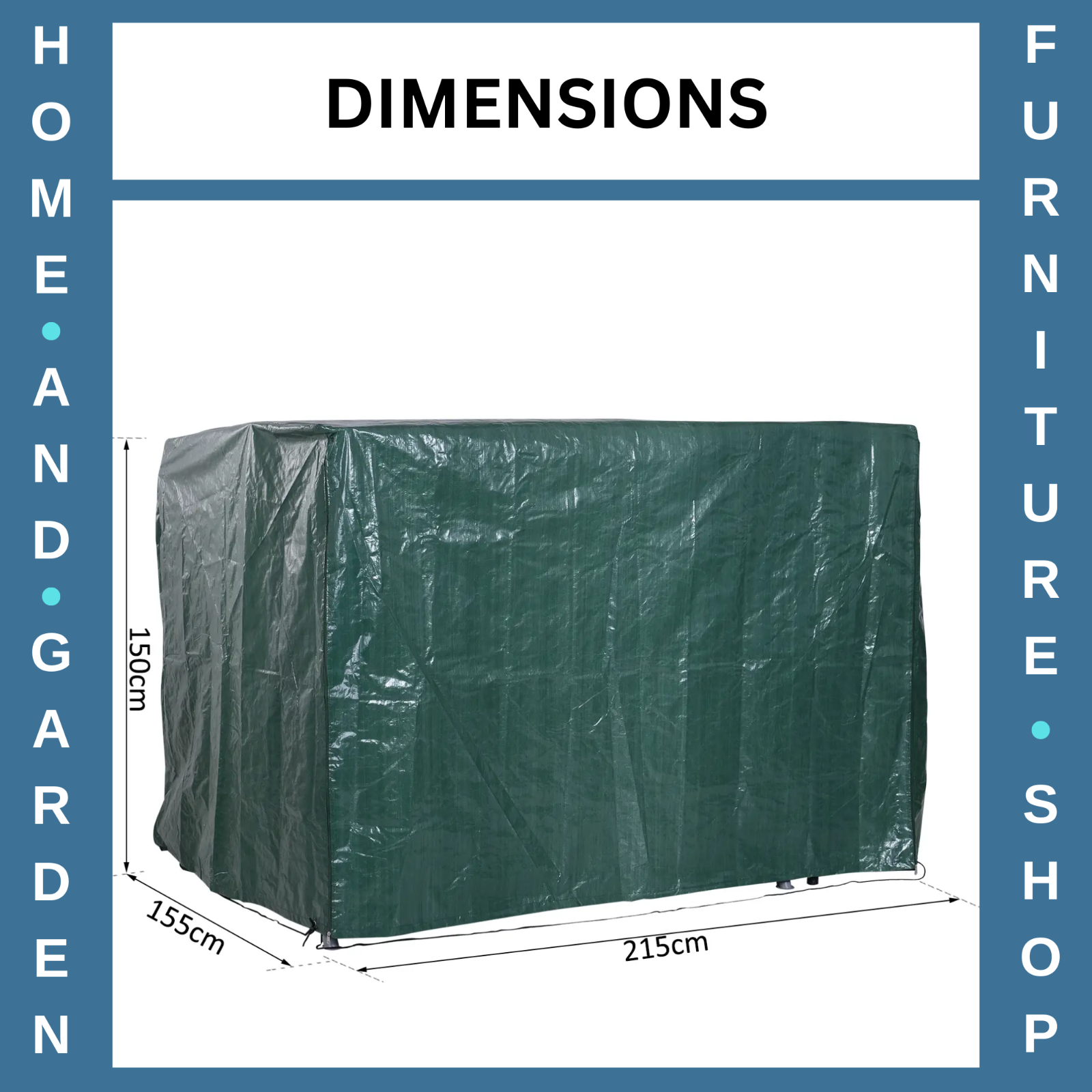 Large Patio Swing Chair Cover Outdoor Garden Furniture Waterproof Rain Protector